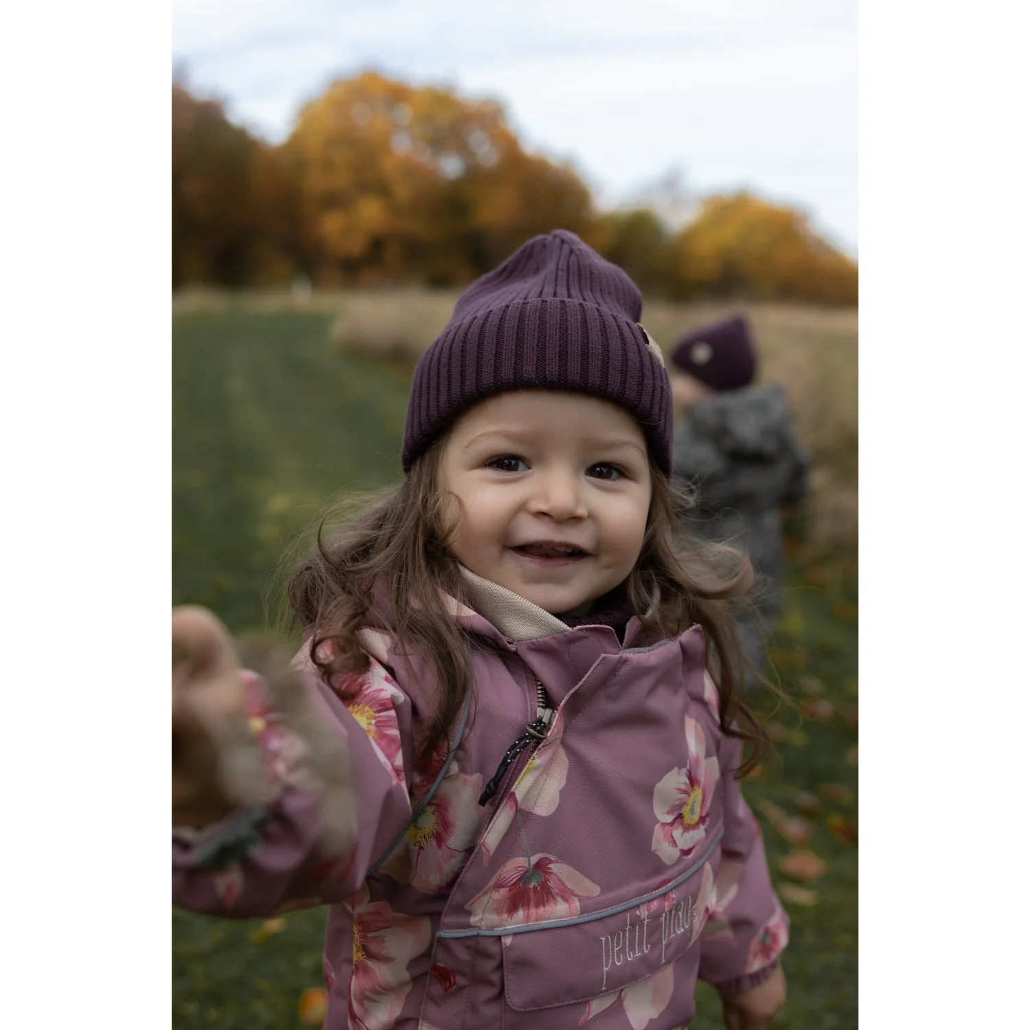 Petit Piao Autumn Anemone AOP PPDard Winter Jakke - Image 5