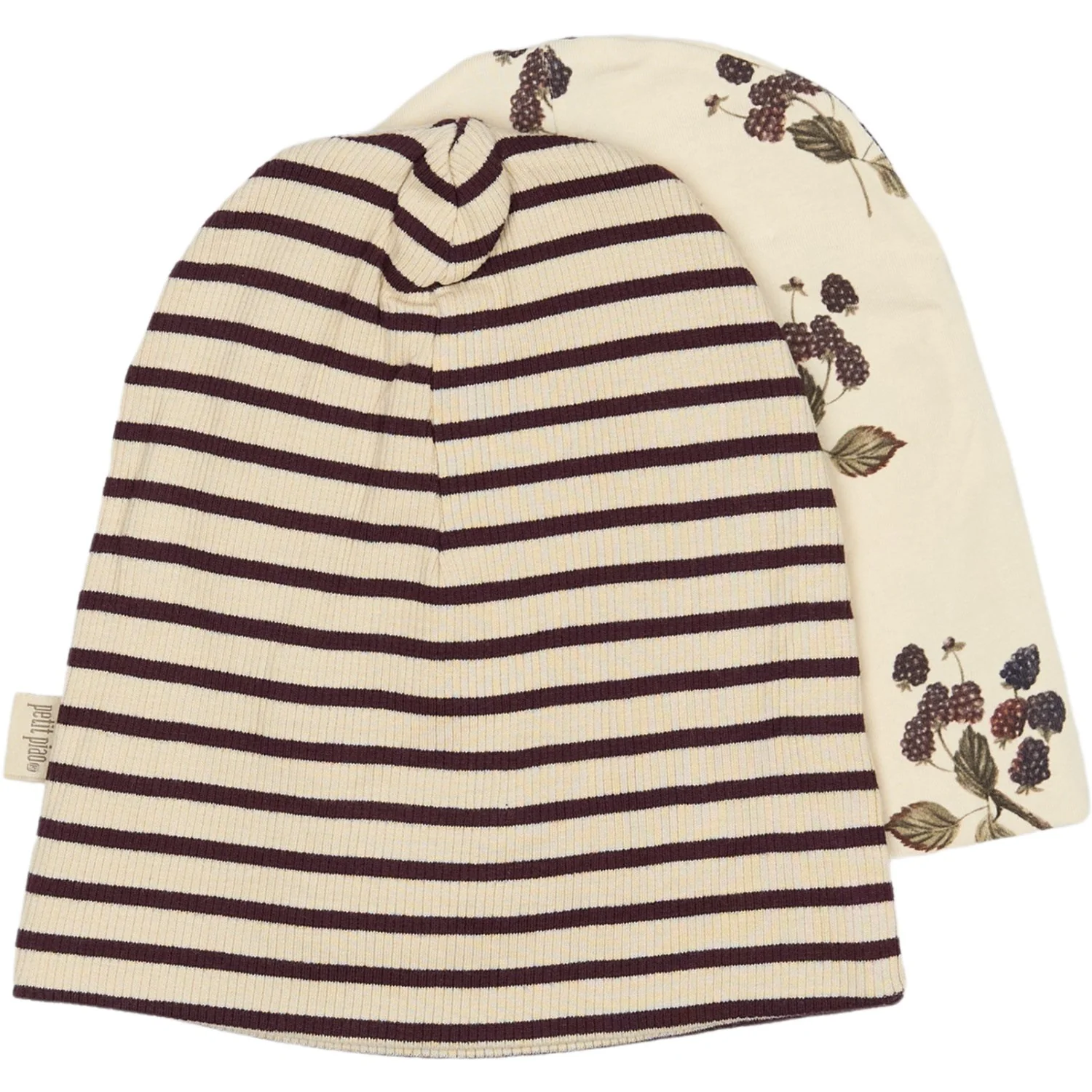 Petit Piao Black Berry Beanie Hue 2 Pak - Image 3