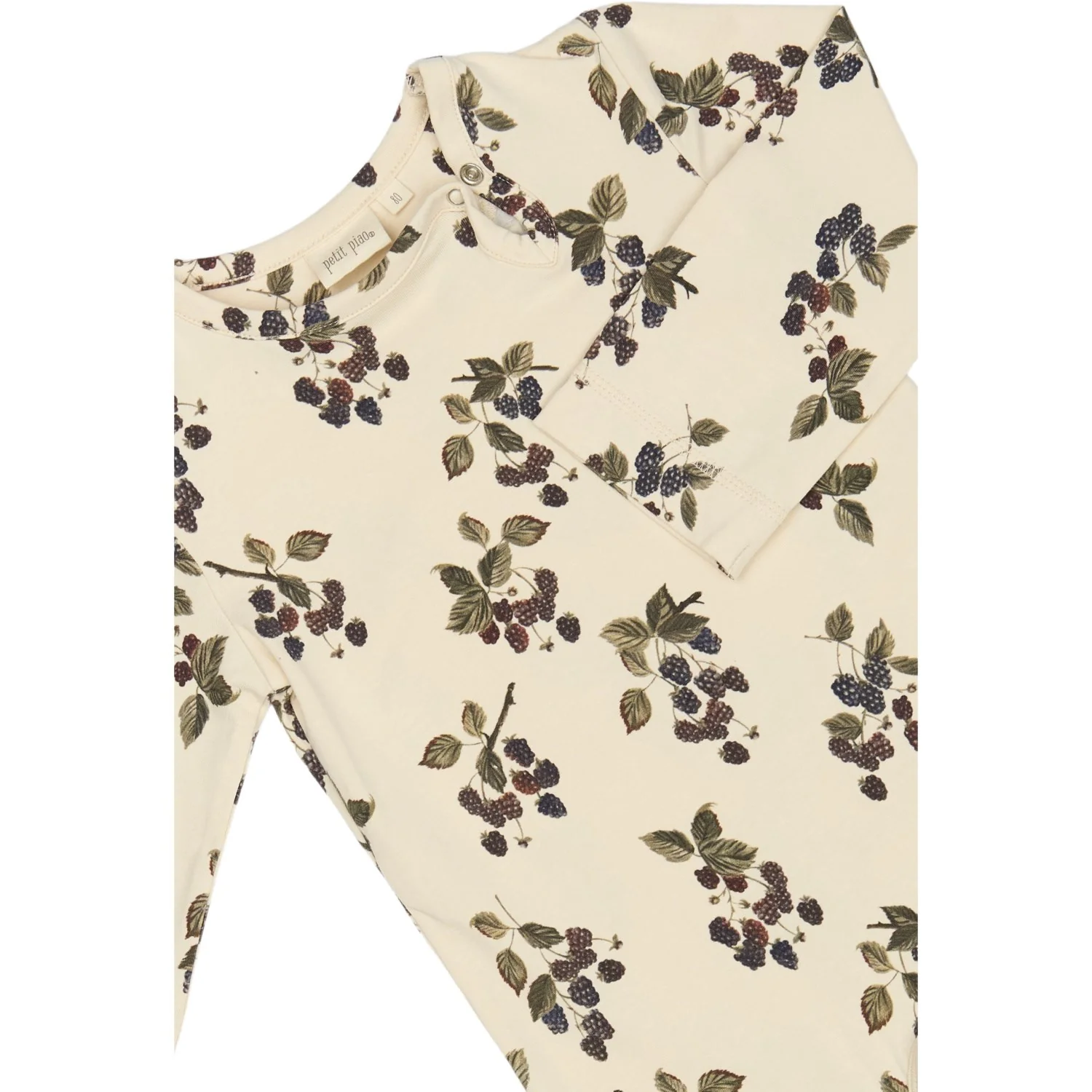 Petit Piao Black Berry Body L/S Printed - Image 2