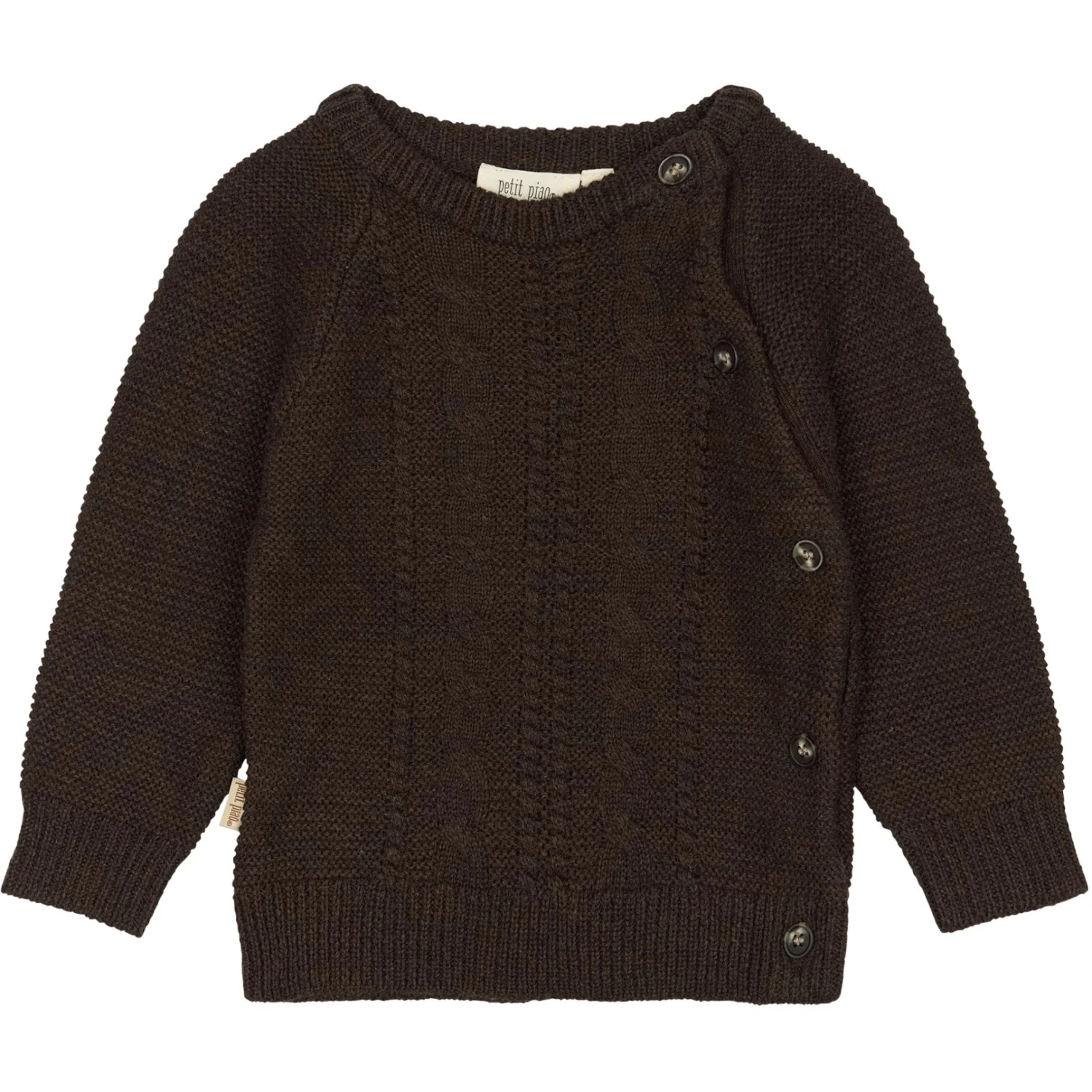 Petit Piao Brown PpDaqo Strik Skjorte
