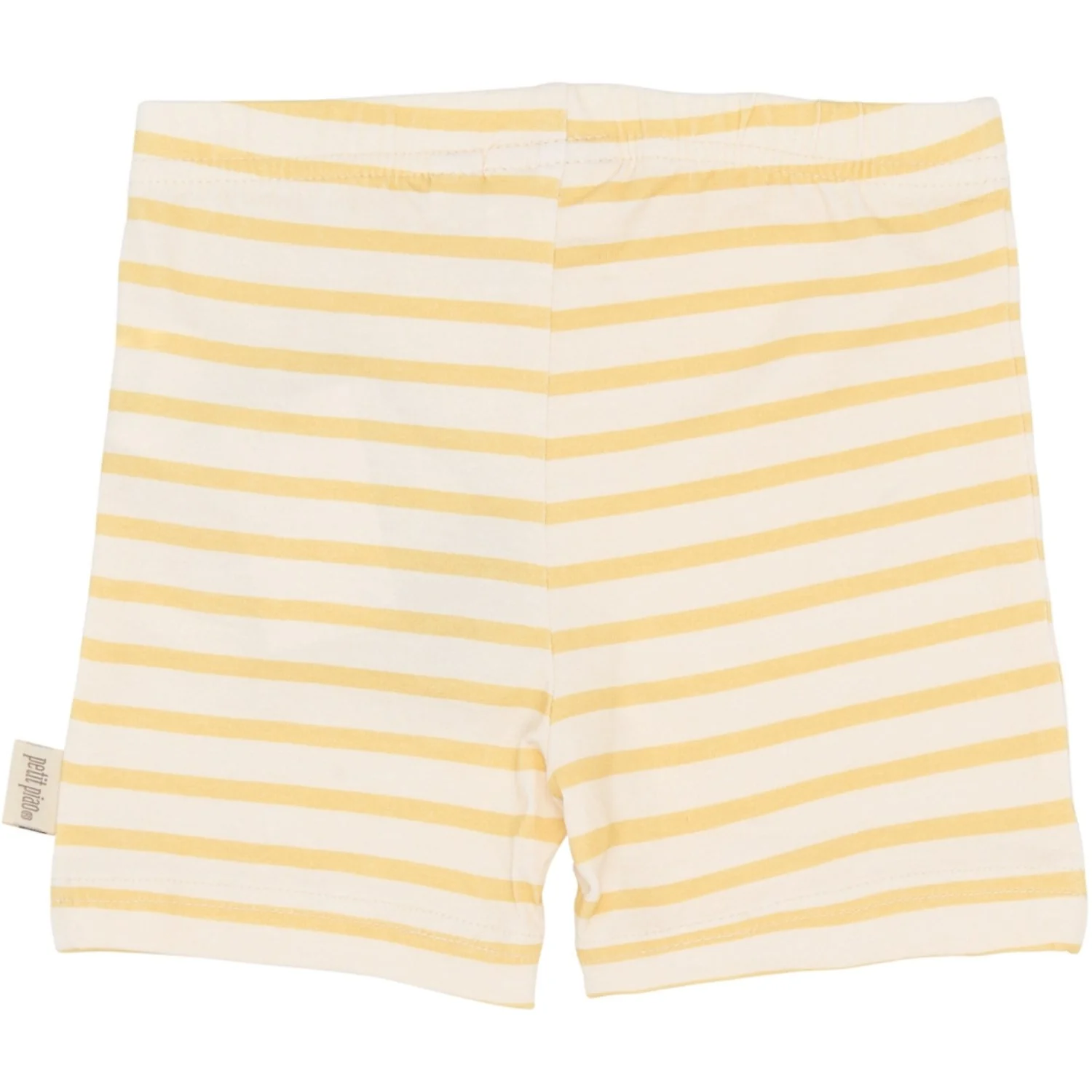 Petit Piao Dusky Citron Striped Ppsun Bike Shorts - Image 5