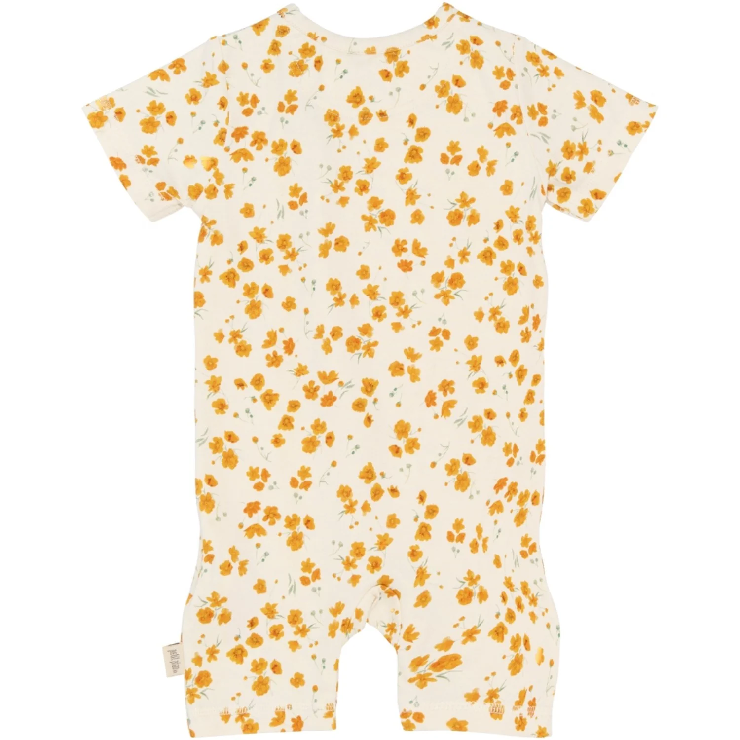 Petit Piao Eggnog Buttercup Aop Ppsun S_S Jumpsuit - Image 3