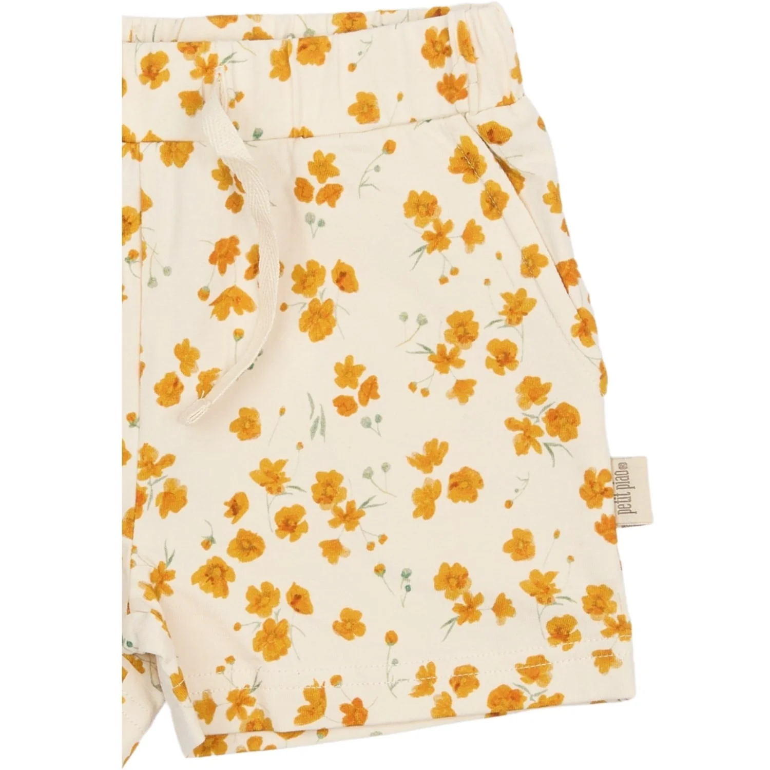 Petit Piao Eggnog Buttercup Aop Ppsun Shorts - Image 2