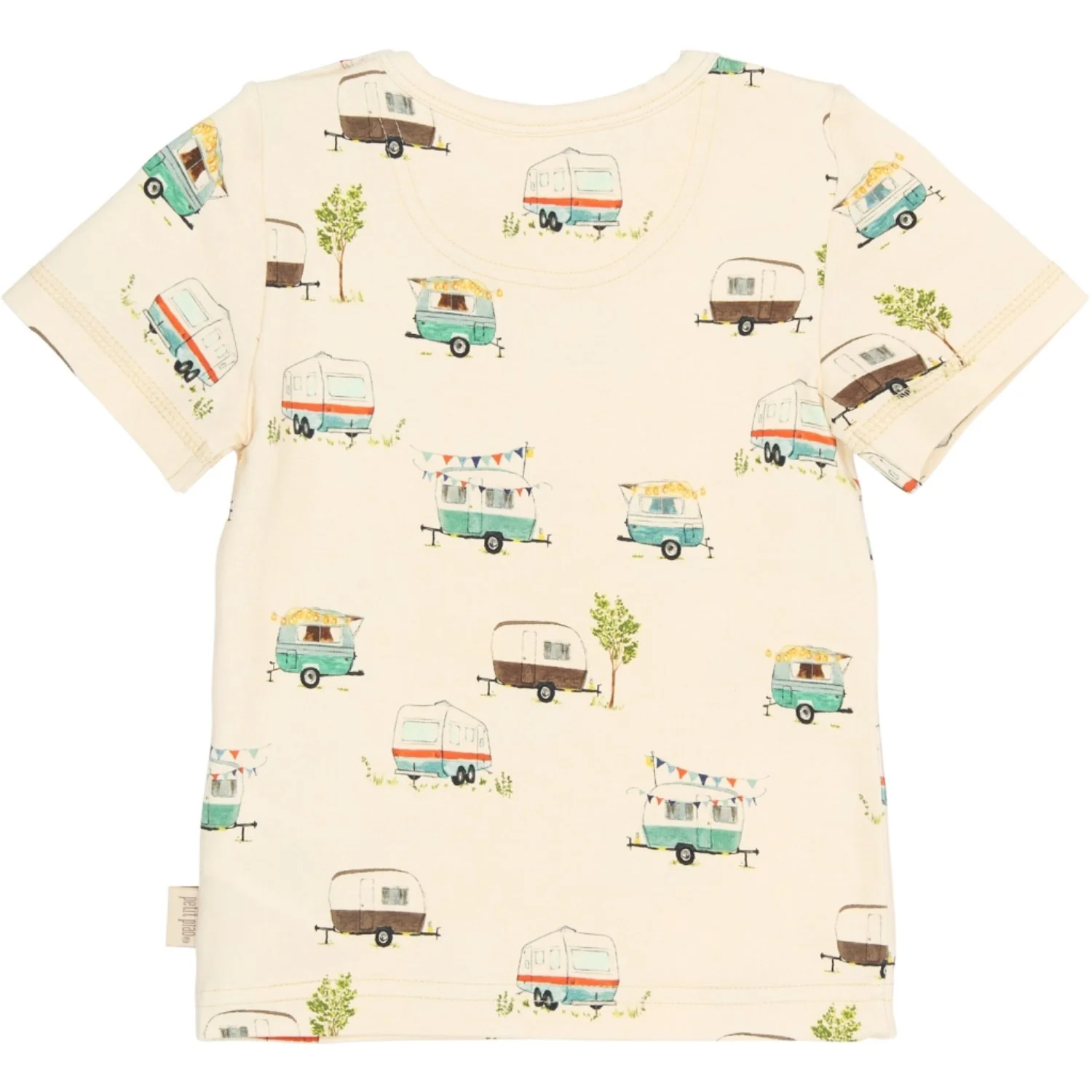 Petit Piao Eggnog Camper Aop Ppsun S_S Tee - Image 3