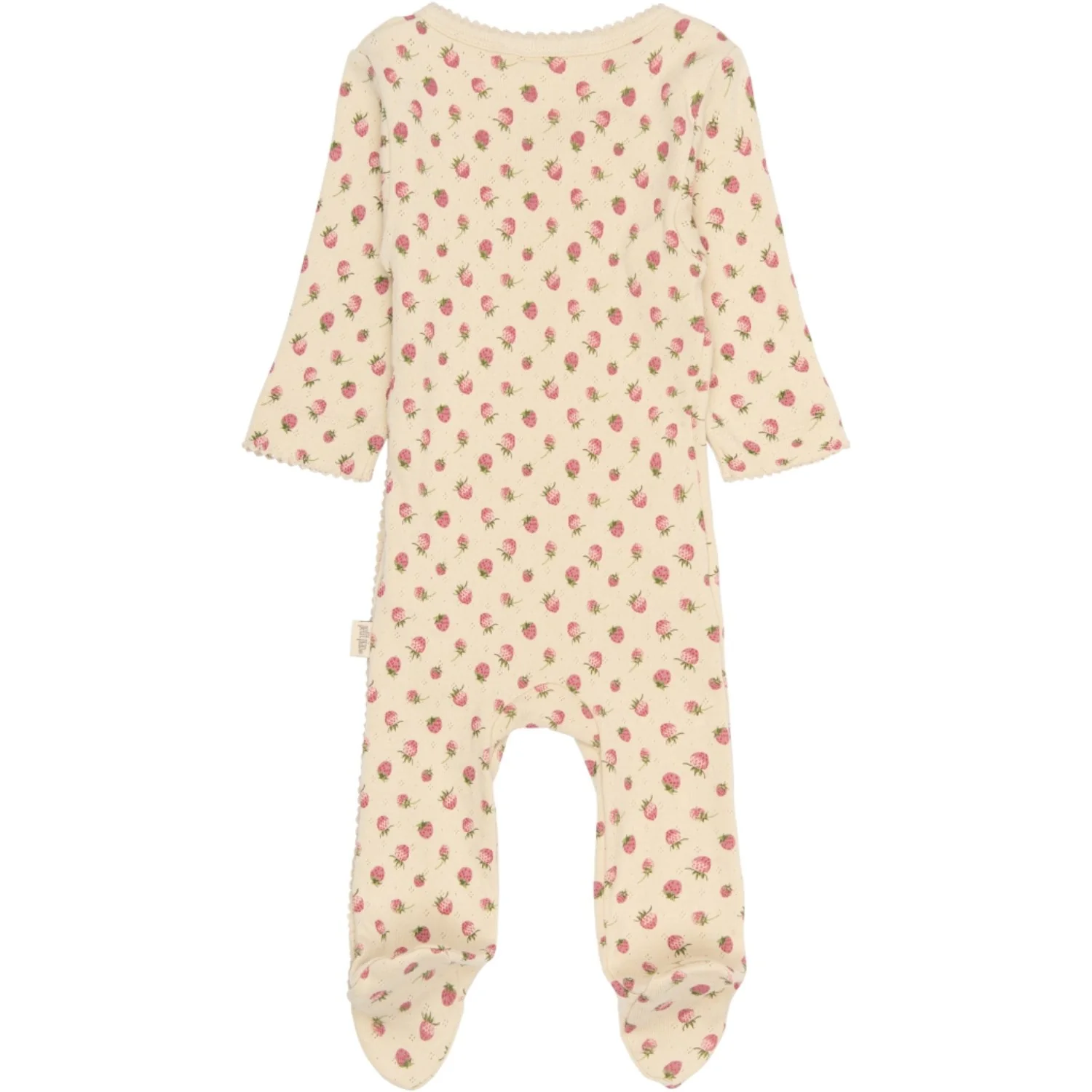Petit Piao Fog Strawberry AOP PPDea L_S Heldragt Fold Feet NB - Image 5