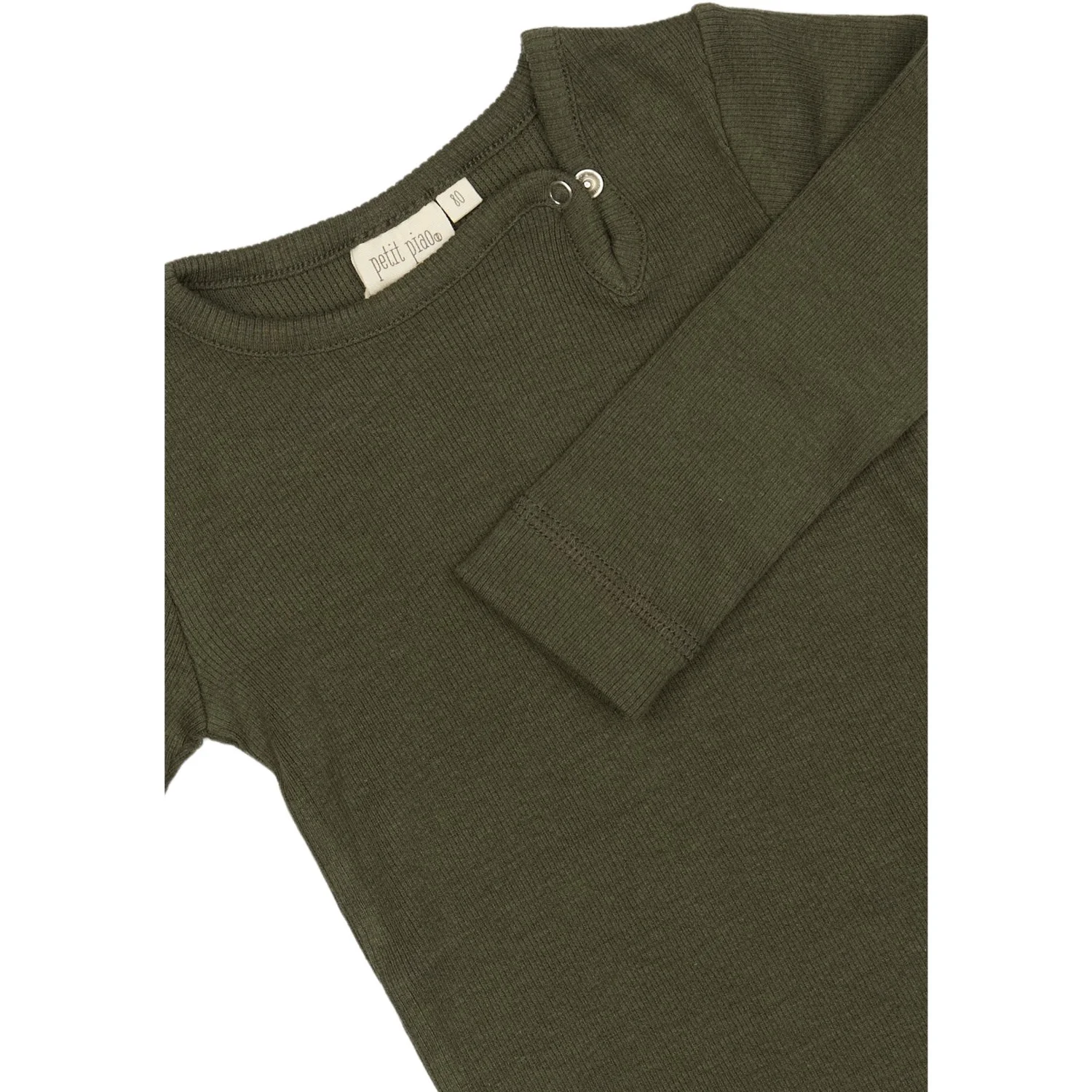 Petit Piao Green Leaf Body L/S Modal - Image 2