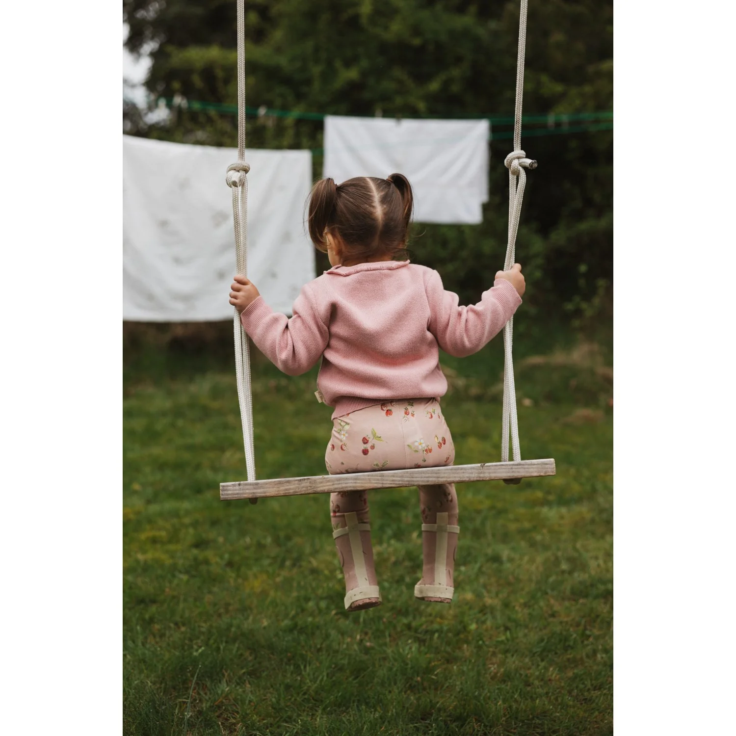 Petit Piao Misty Rose Strawberry AOP PPStar Leggings - Image 3