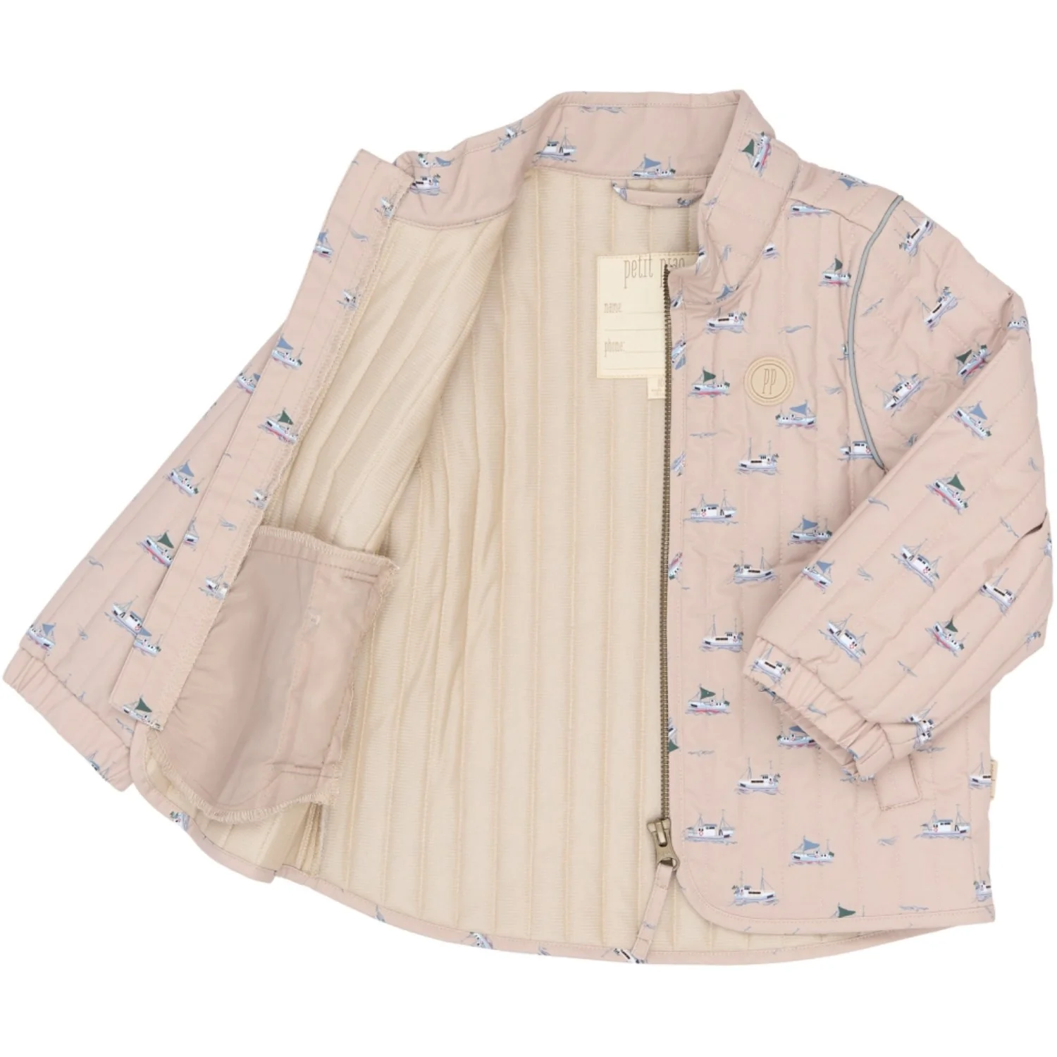 Petit Piao Oxford Tan Boat AOP PPEver Termojakke - Image 5