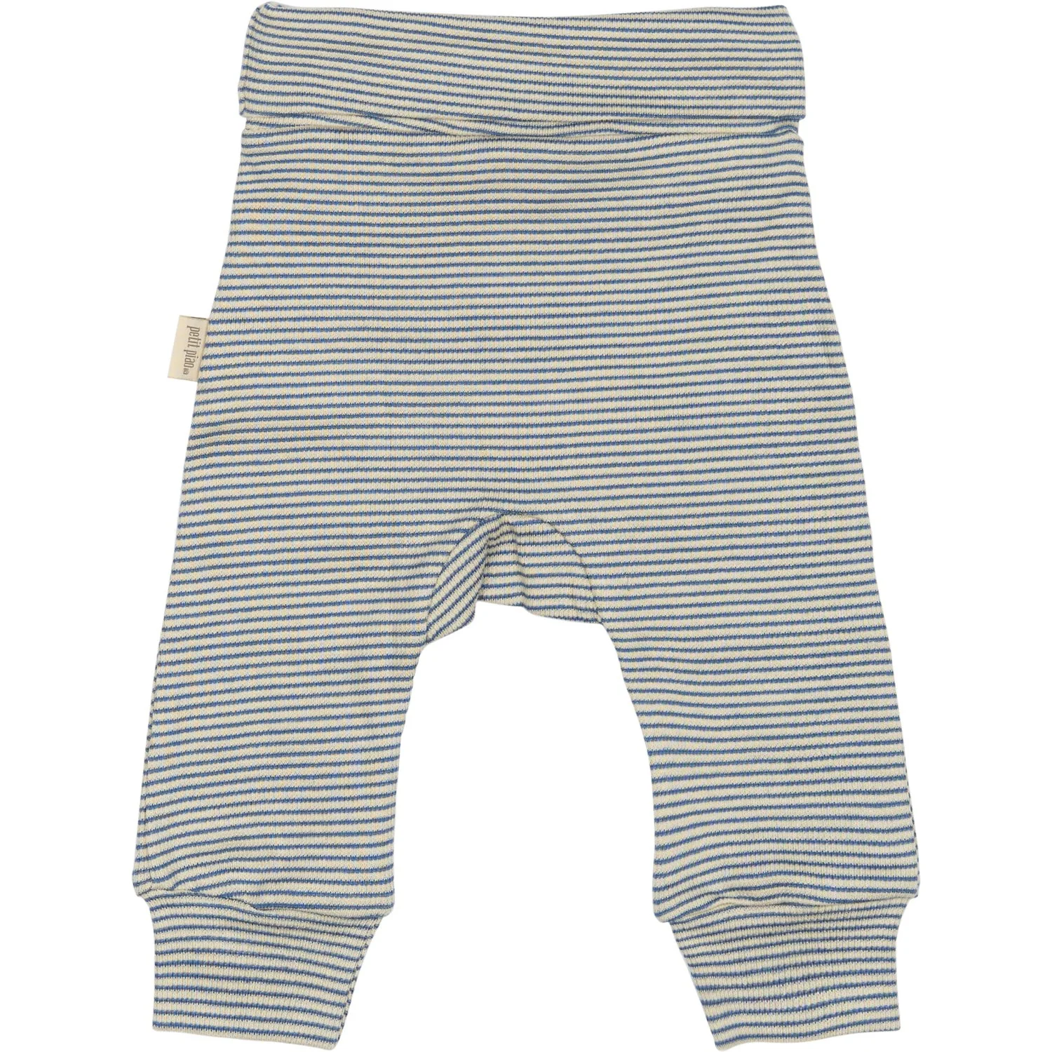 Petit Piao True Navy/Dark Off White PPDian Fold Leggings Stripe NOOS - Image 3