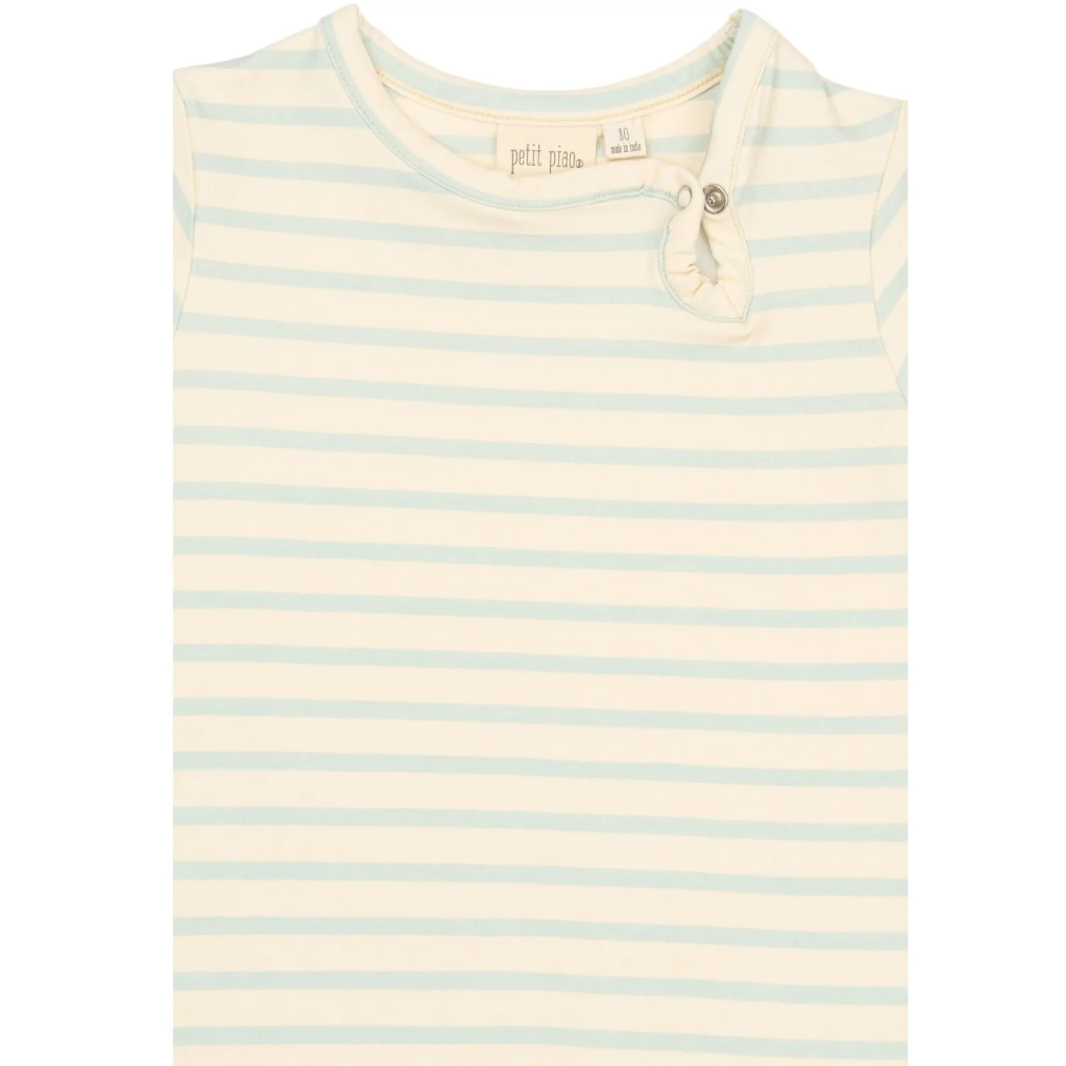 Petit Piao Winter Sky Striped Ppsun S_S Jumpsuit - Image 2