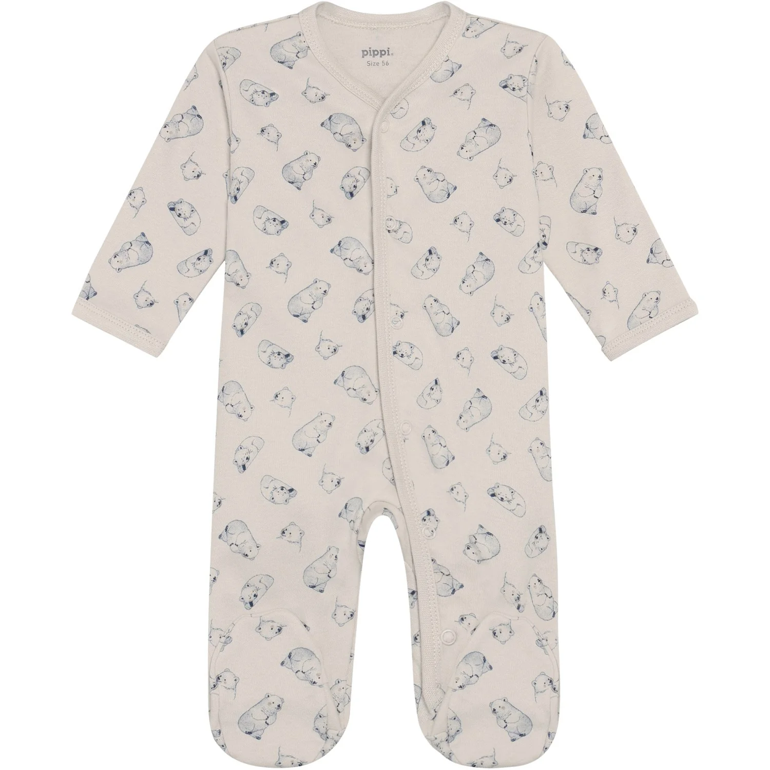 Pippi Flint Stone Natdragt W/F -Buttons 2-Pak - Image 4
