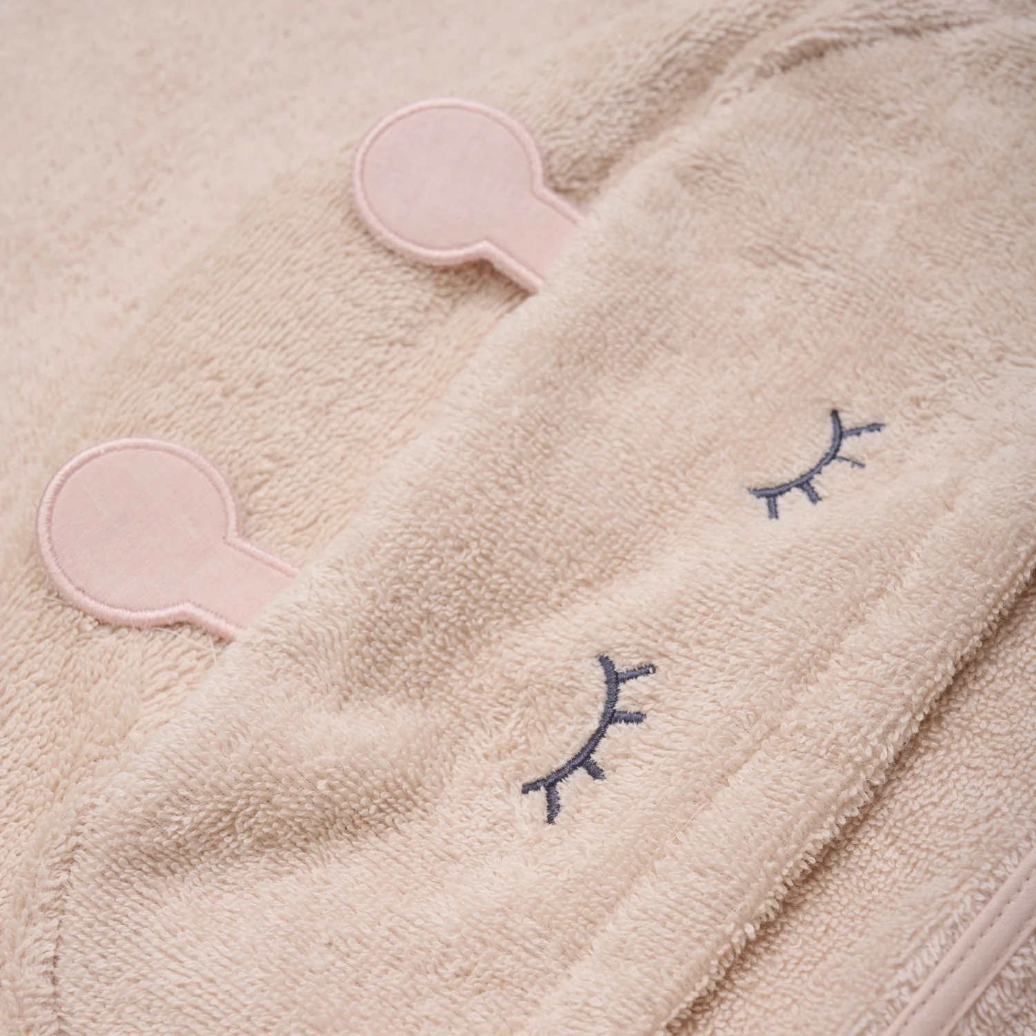 Pippi Rose Dust Hooded Bath Håndklæde - Image 2