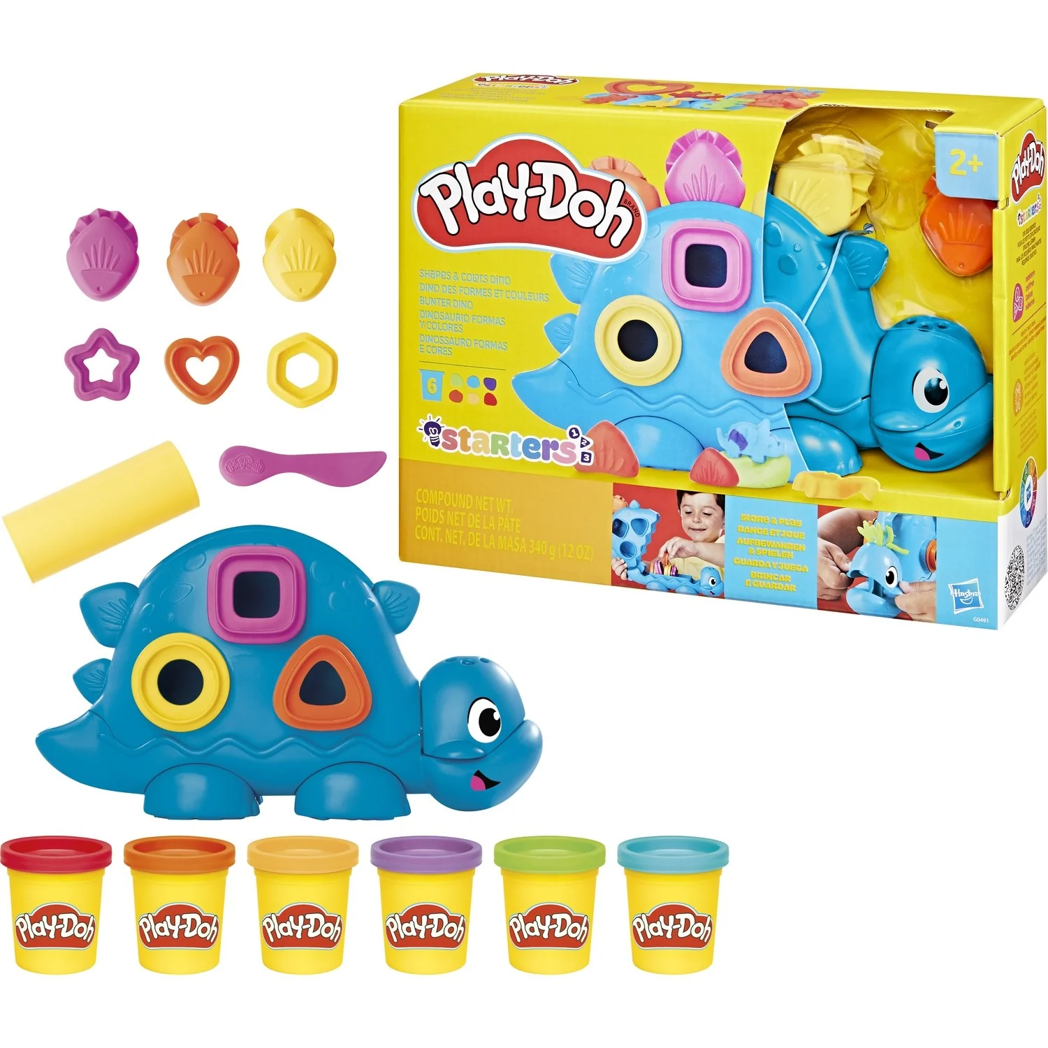 Play-Doh Former & Farver Dino Startpakke - Image 4