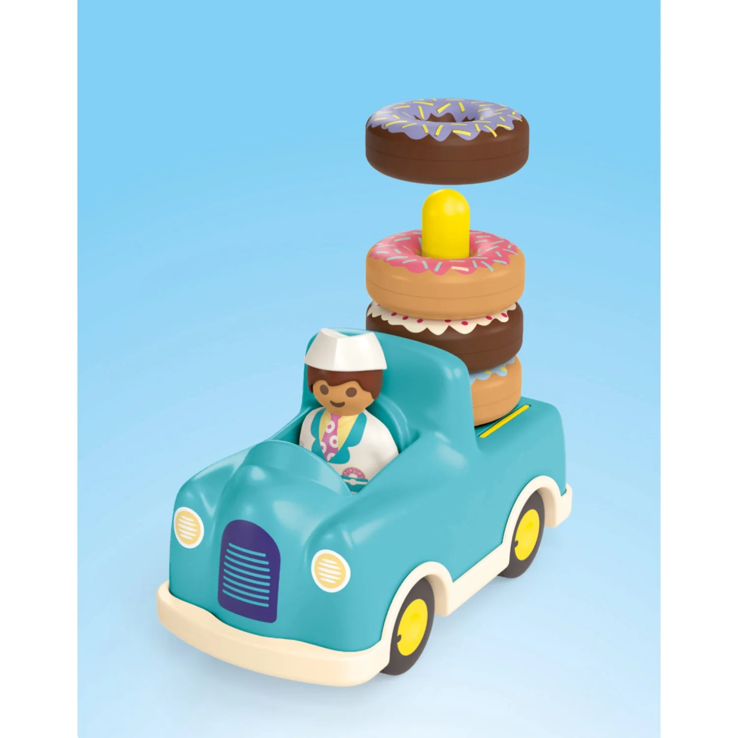 Playmobil® Junior Crazy Donut Lastbil With Stacking And Sorting Feature - Image 3