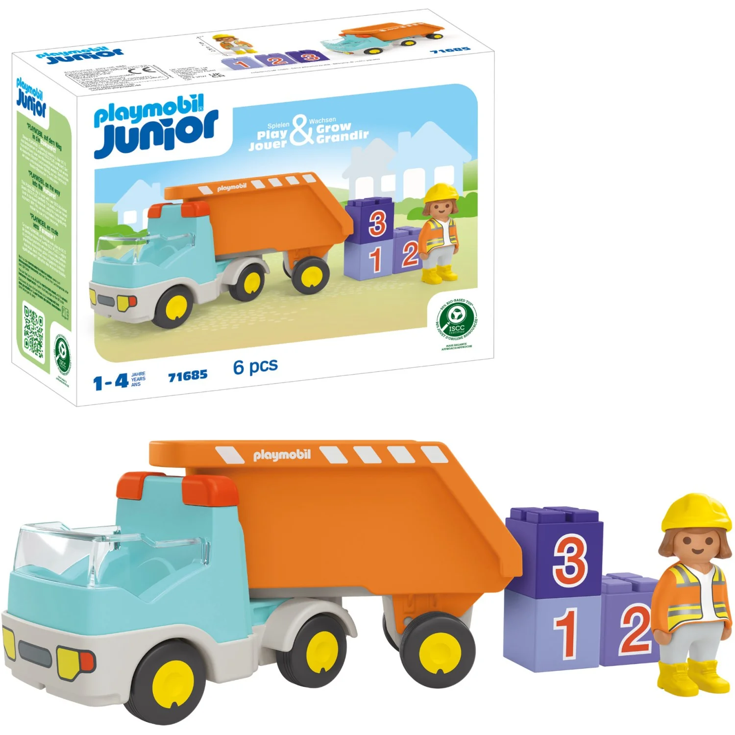 Playmobil® Junior Dump Lastbil - Image 7