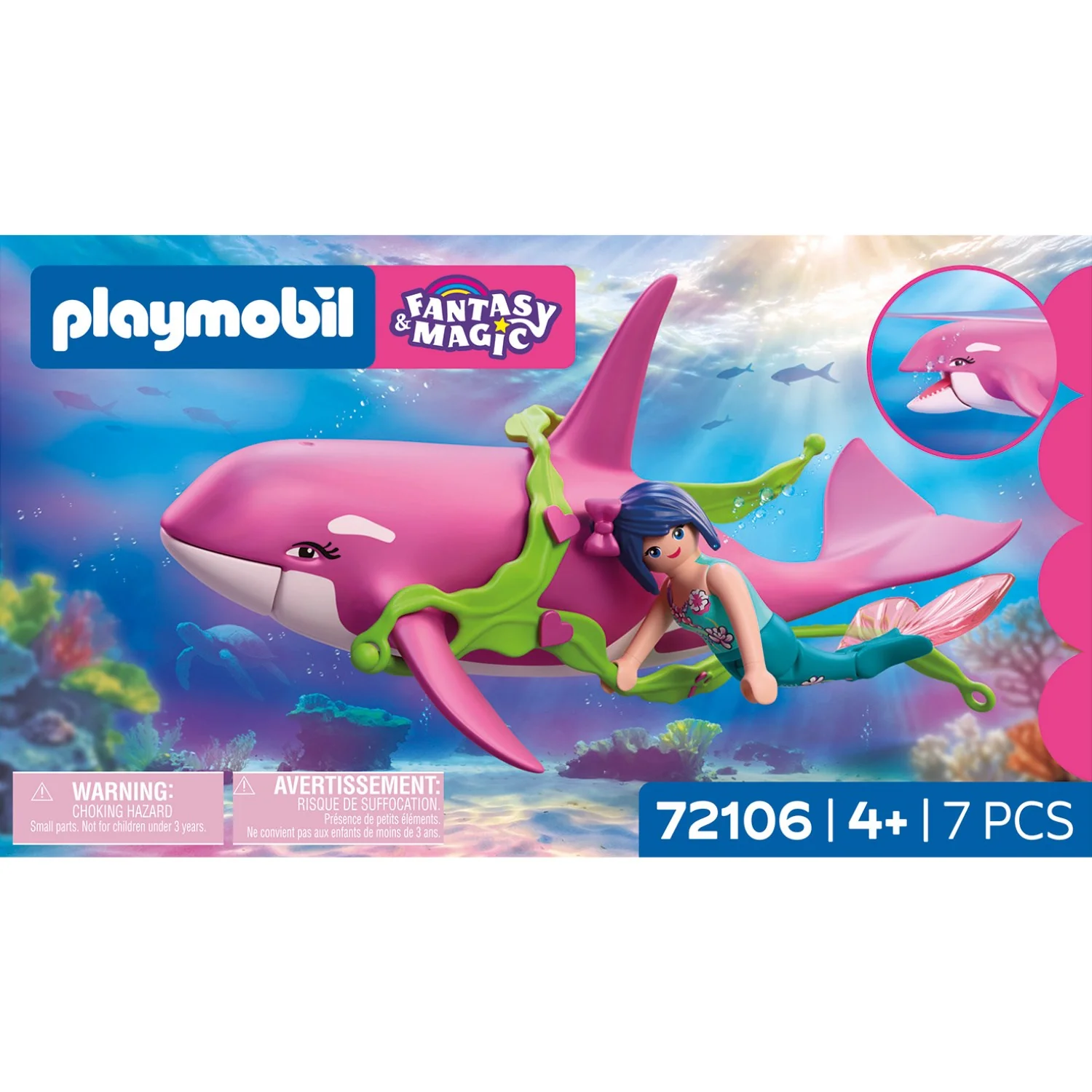 Playmobil® Orca With Mermaid - Image 4