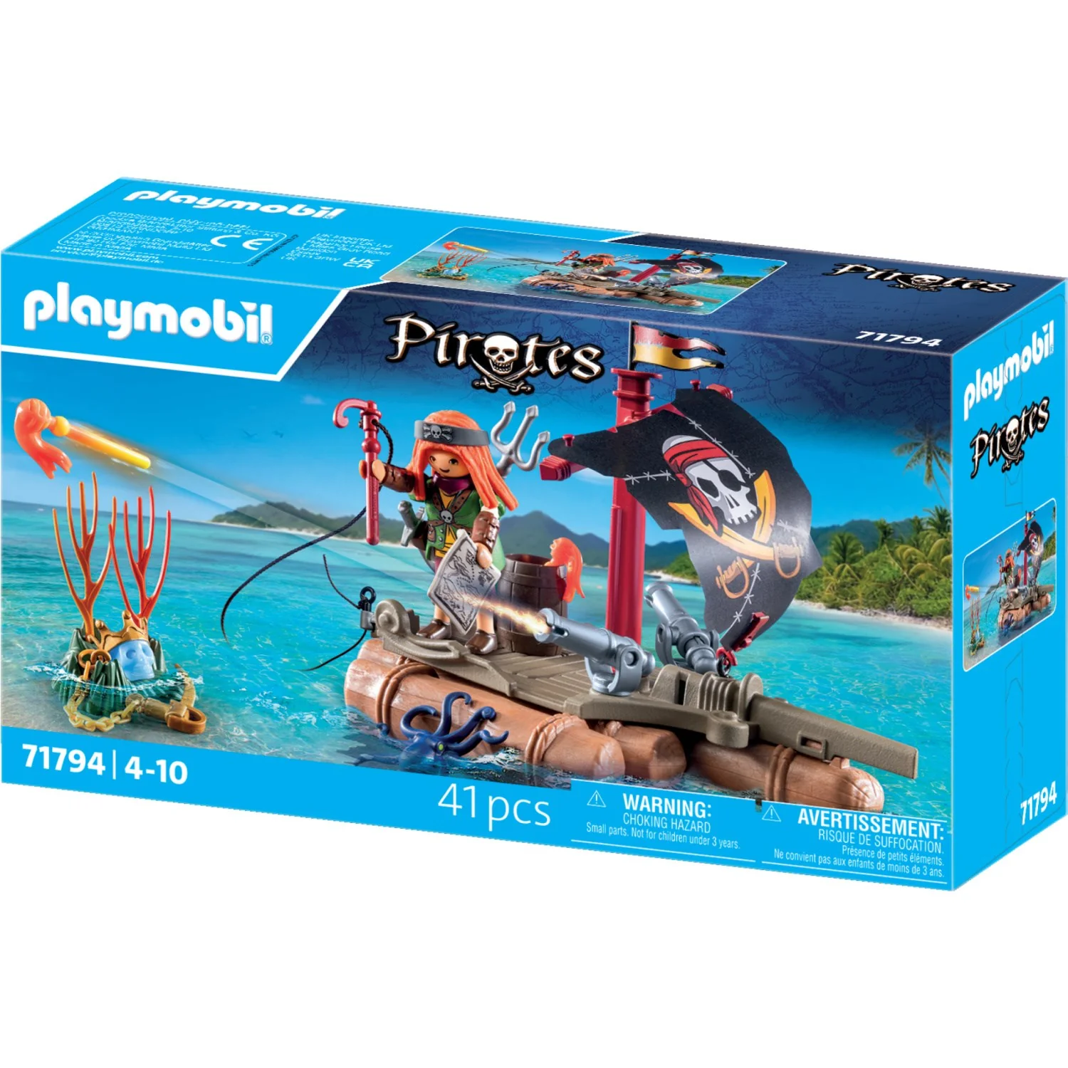 Playmobil® Pirate Raft With Treasure - Image 6