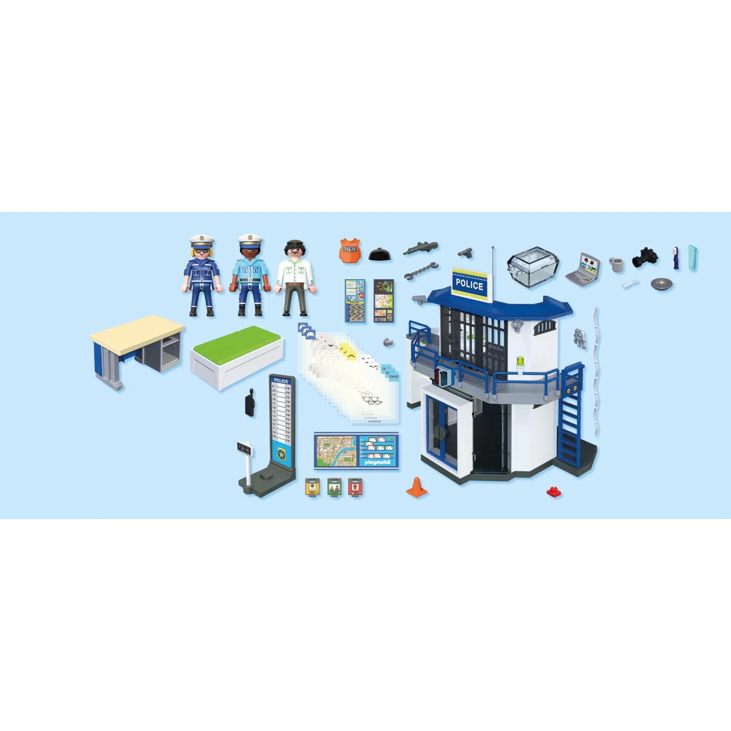 Playmobil® Police Station With Investigation Room - Image 5