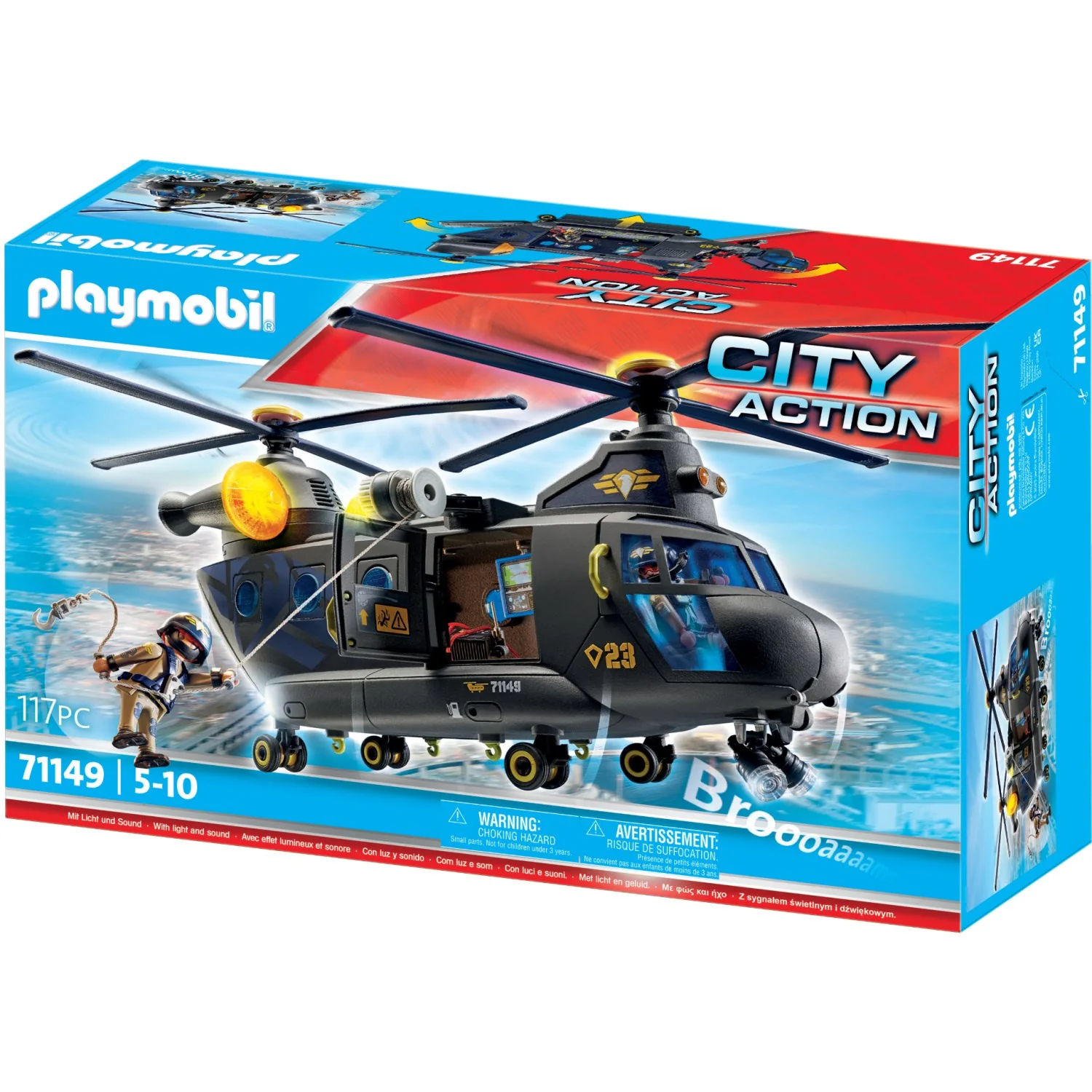 Playmobil® Tactical Unit Rescue Aircraft - Image 4