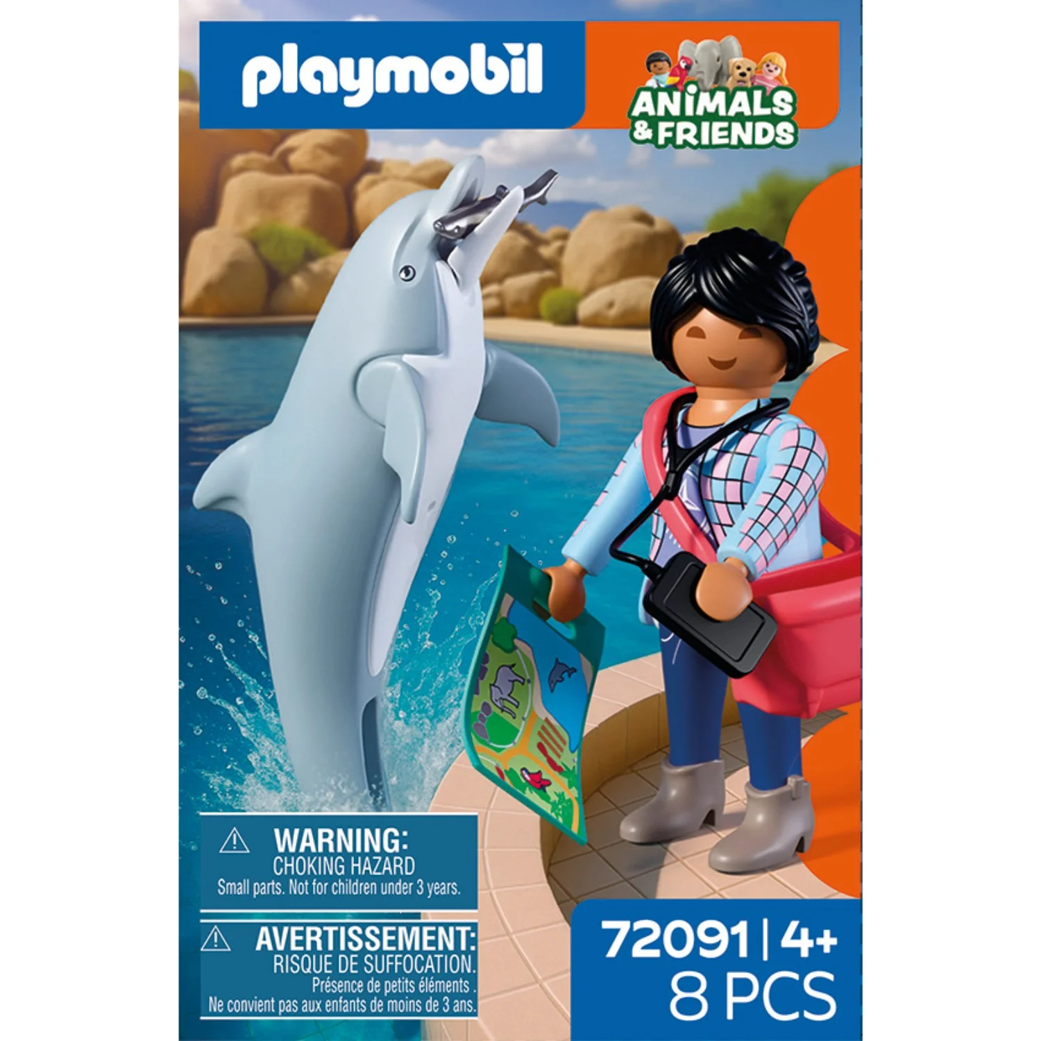 Playmobil® Zoo: Dolphin And Visitor - Image 3