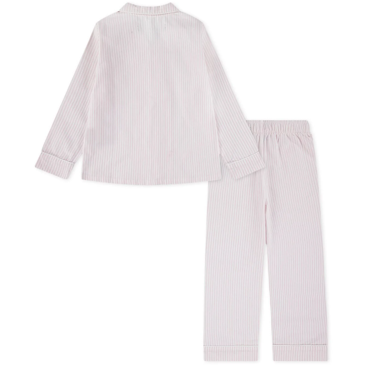 Polo Ralph Lauren Bath Pink/White Striped Oxford Oxford Bd Pant Sleep Sæt C - Image 4