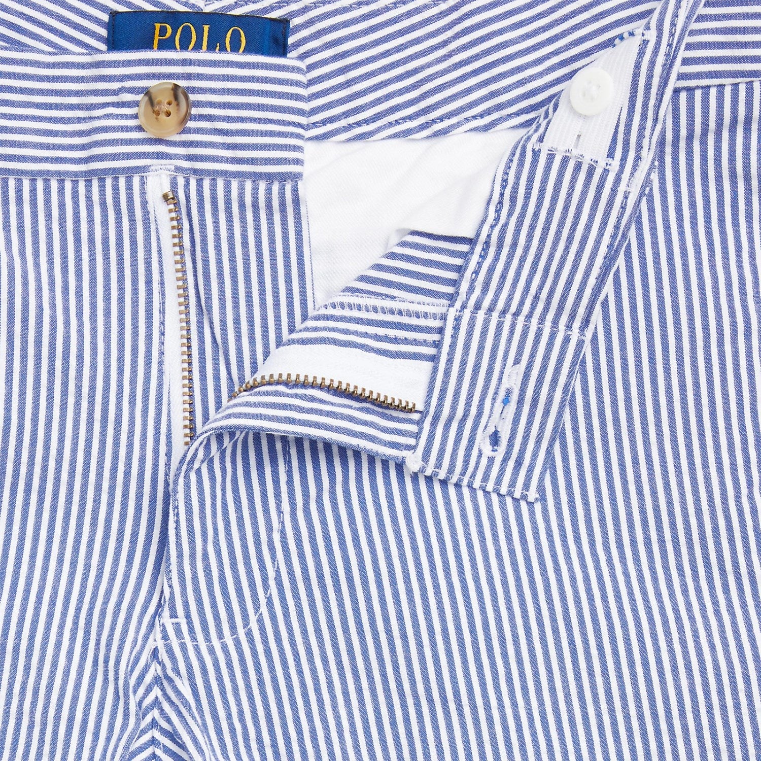 Polo Ralph Lauren Blue Seersucker Preppy Shorts - Image 5