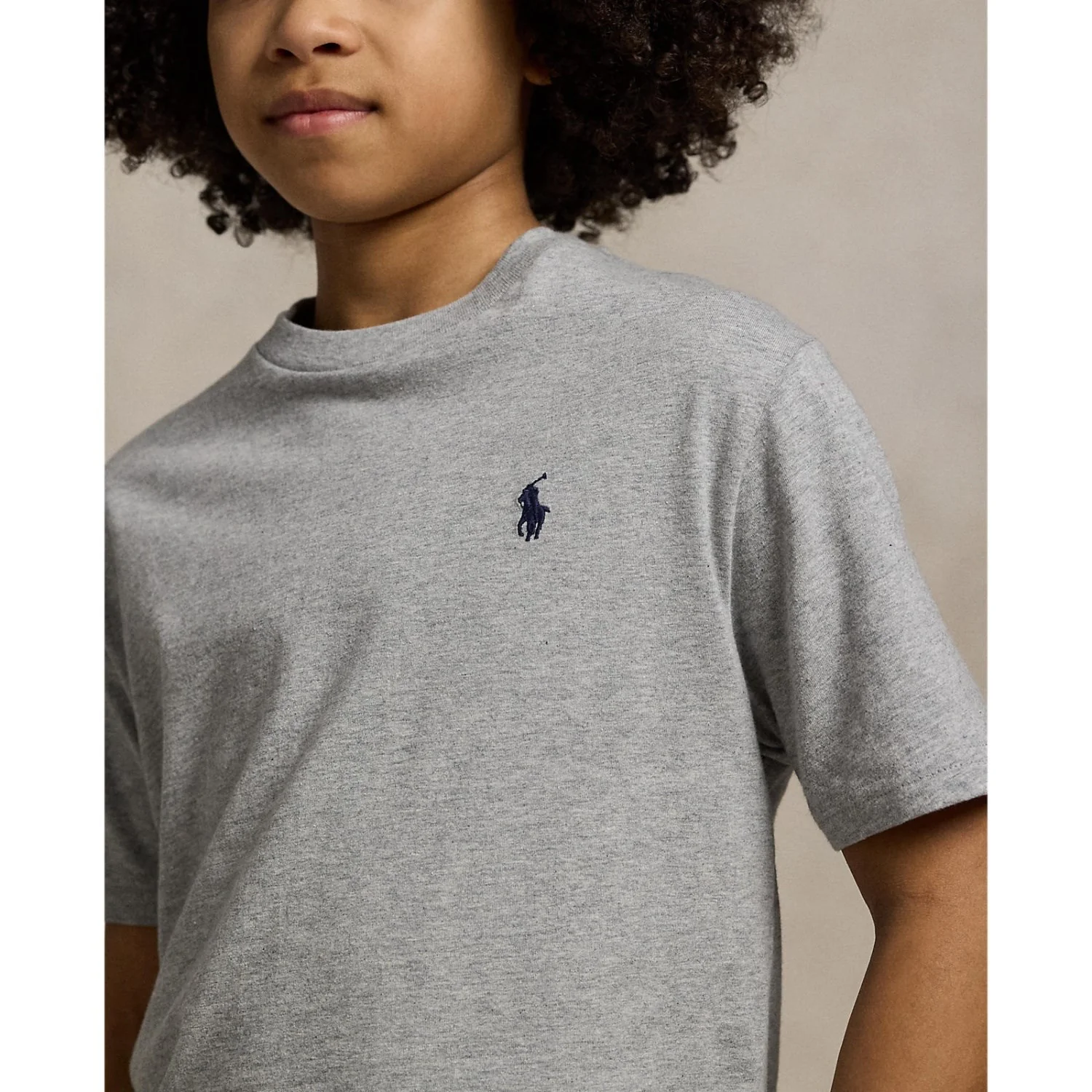 Polo Ralph Lauren Boys Short Sleeved T-shirt Andover Heather - Image 3