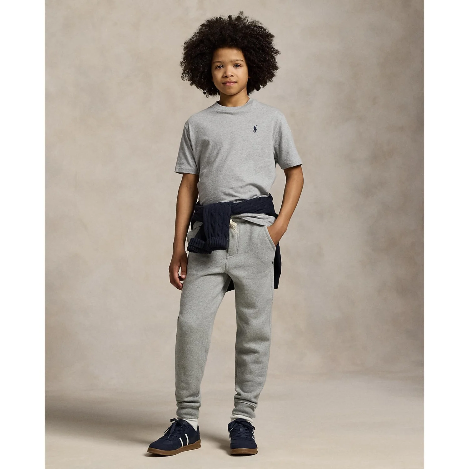 Polo Ralph Lauren Boys Short Sleeved T-shirt Andover Heather - Image 4