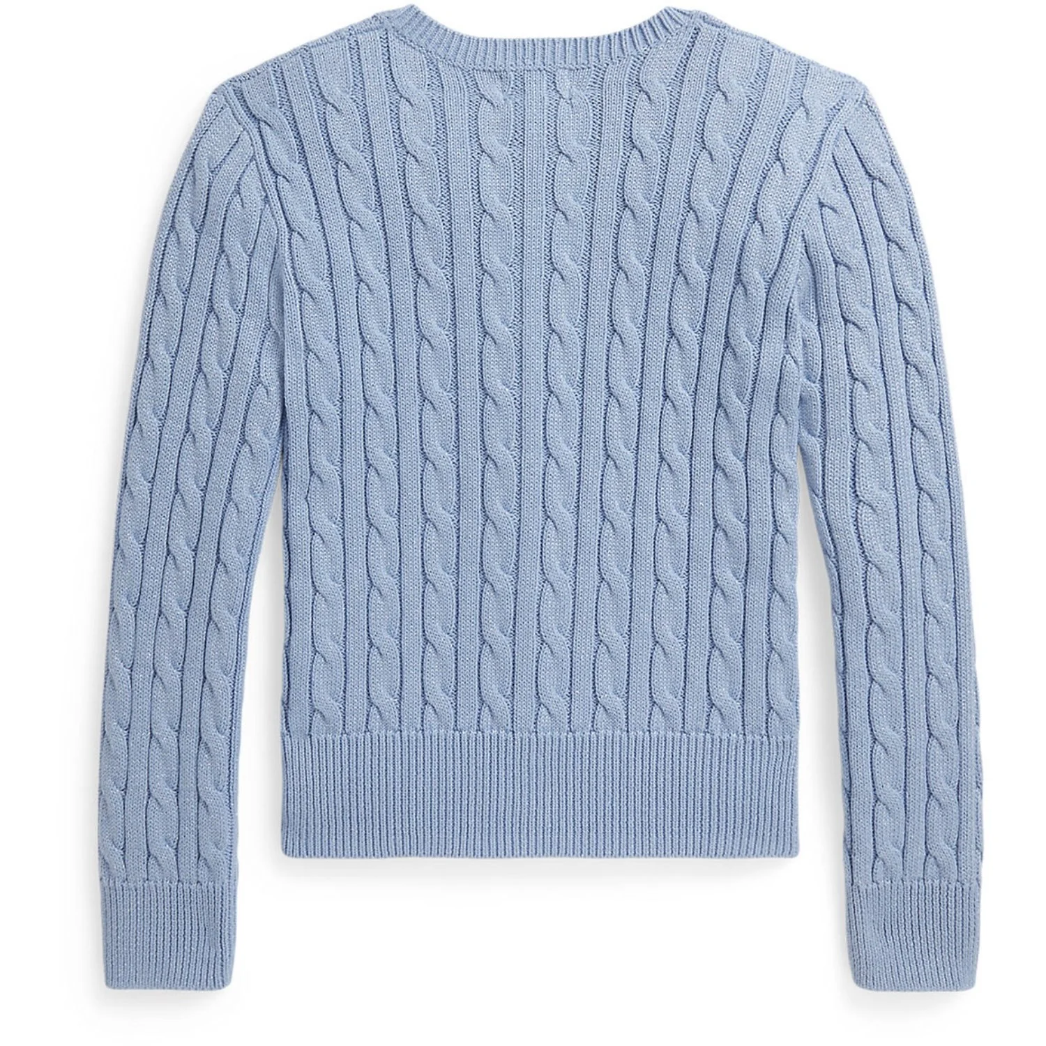 Polo Ralph Lauren Chambray Blue W/ Metallic Cardigan - Image 2