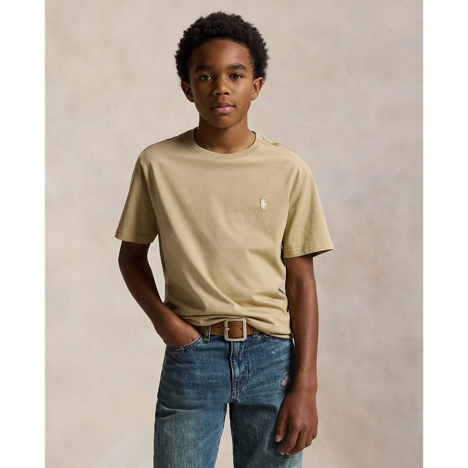 Polo Ralph Lauren Classic Khaki/C8167 T-Shirt - Image 2