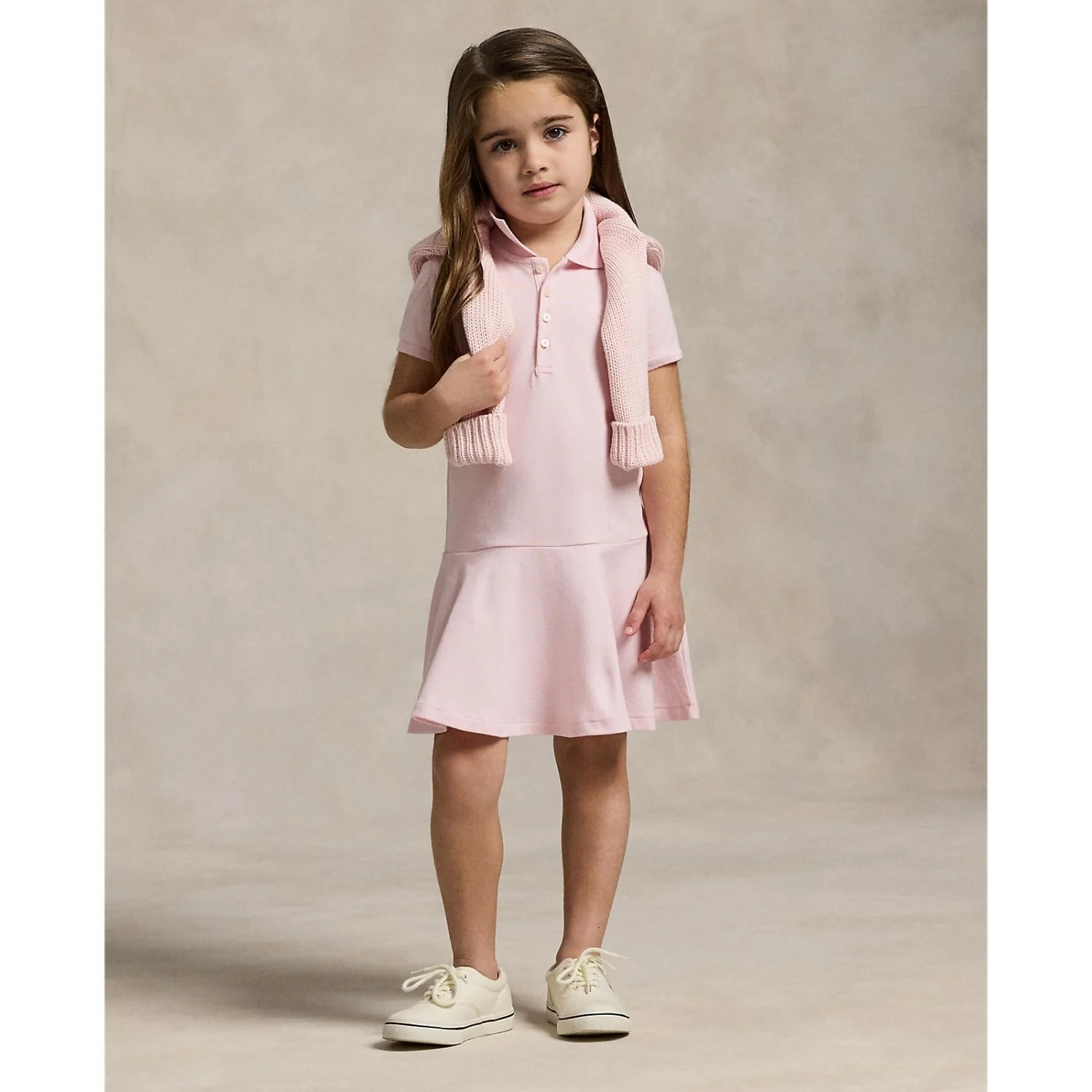 Polo Ralph Lauren Hint Of Pink W/ White Day Kjole - Image 2