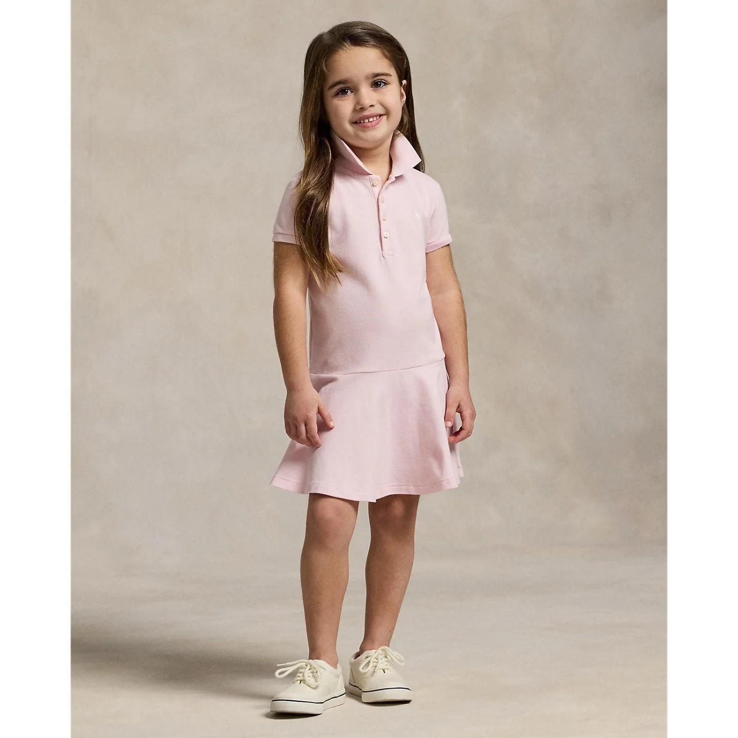 Polo Ralph Lauren Hint Of Pink W/ White Day Kjole - Image 5
