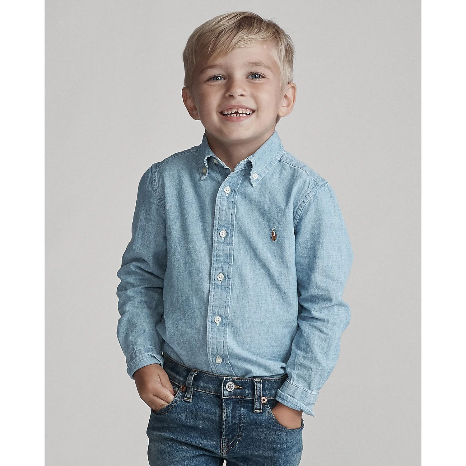 Polo Ralph Lauren Lt Blue Sport Skjorte - Image 2