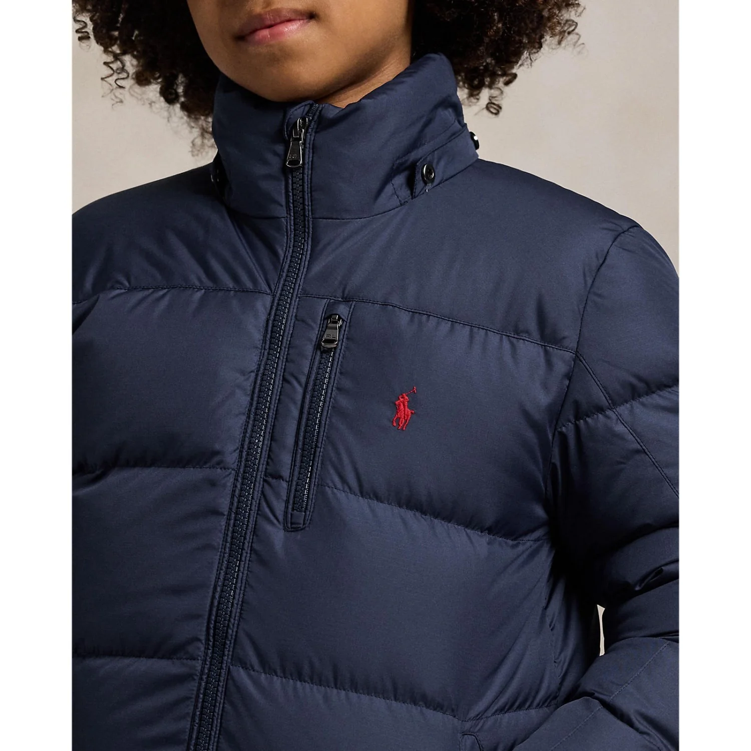 Polo Ralph Lauren Newport Navy Boy Bomber Jakke - Image 3