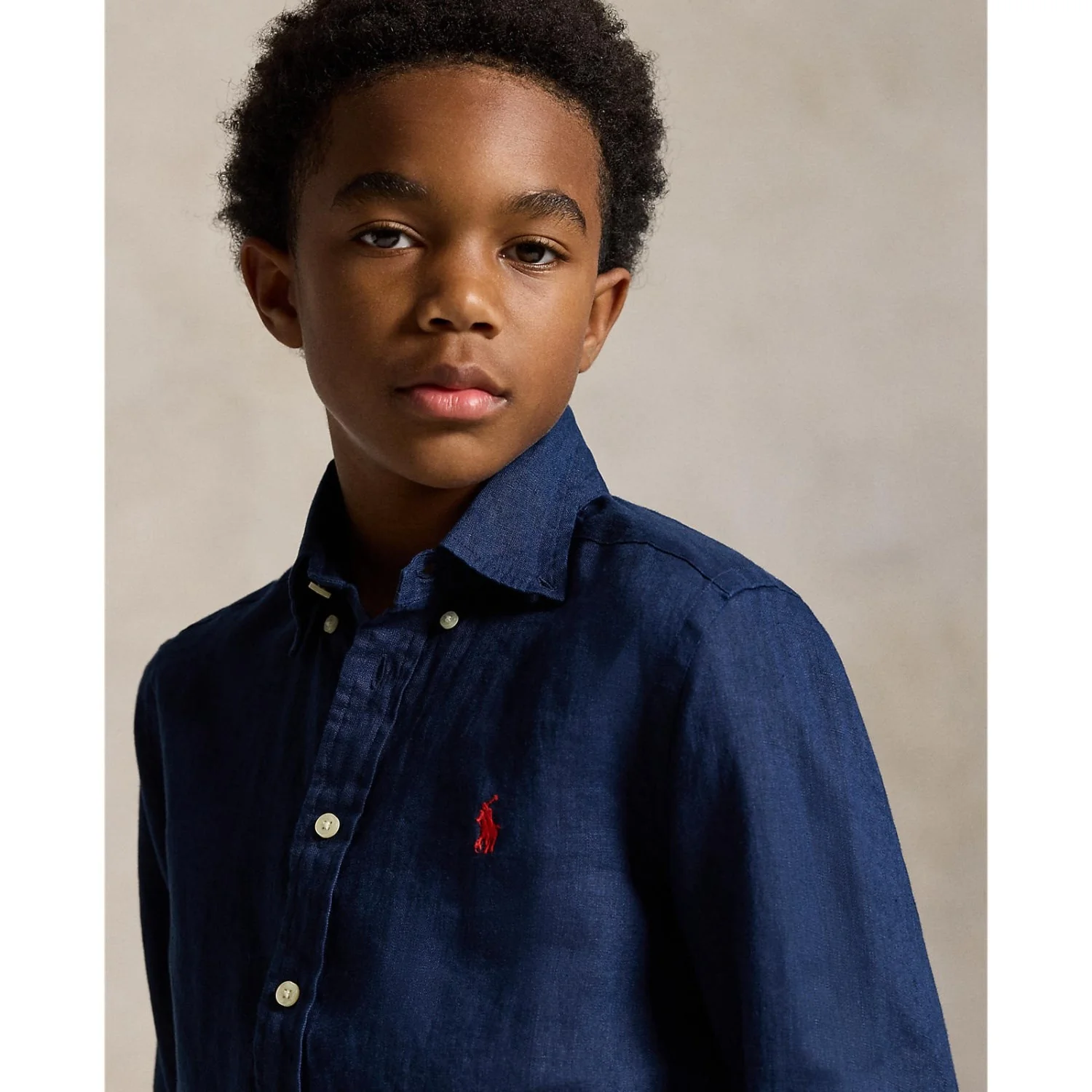 Polo Ralph Lauren Newport Navy Sport Skjorte - Image 3