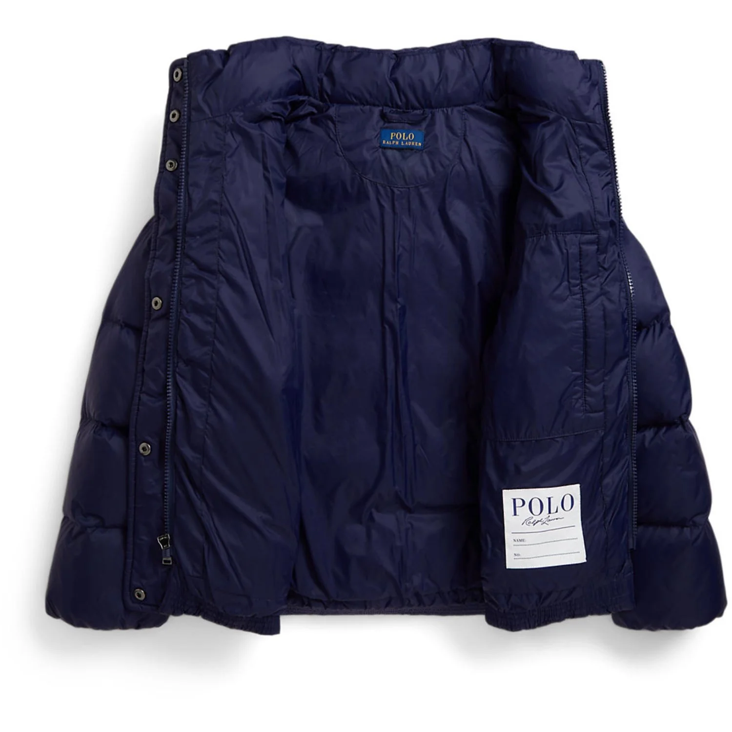 Polo Ralph Lauren Newport Navy W White Pp Girl Bomber Jakke - Image 2