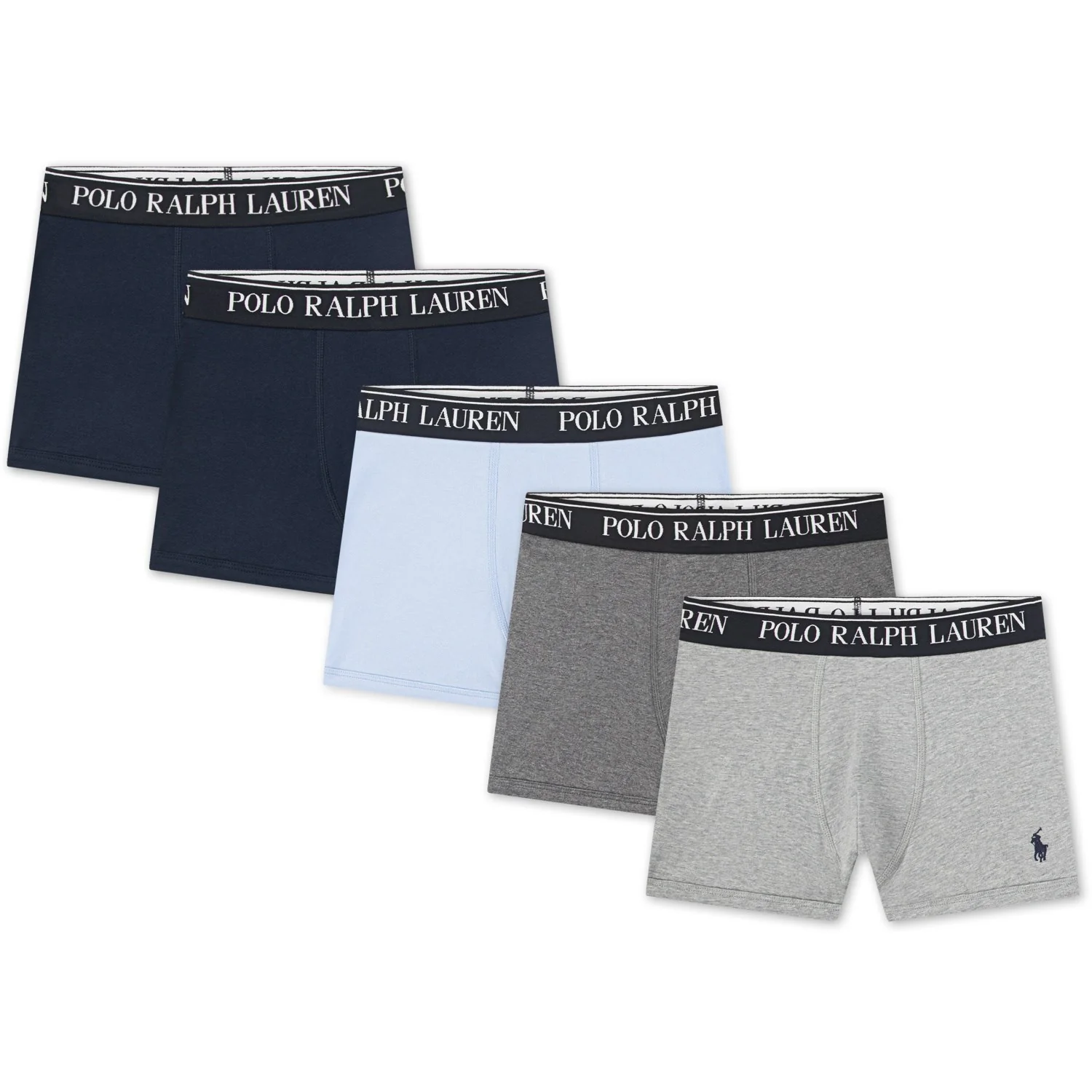 Polo Ralph Lauren Office Blue Bomuld Stretch 5-Pack Boxer