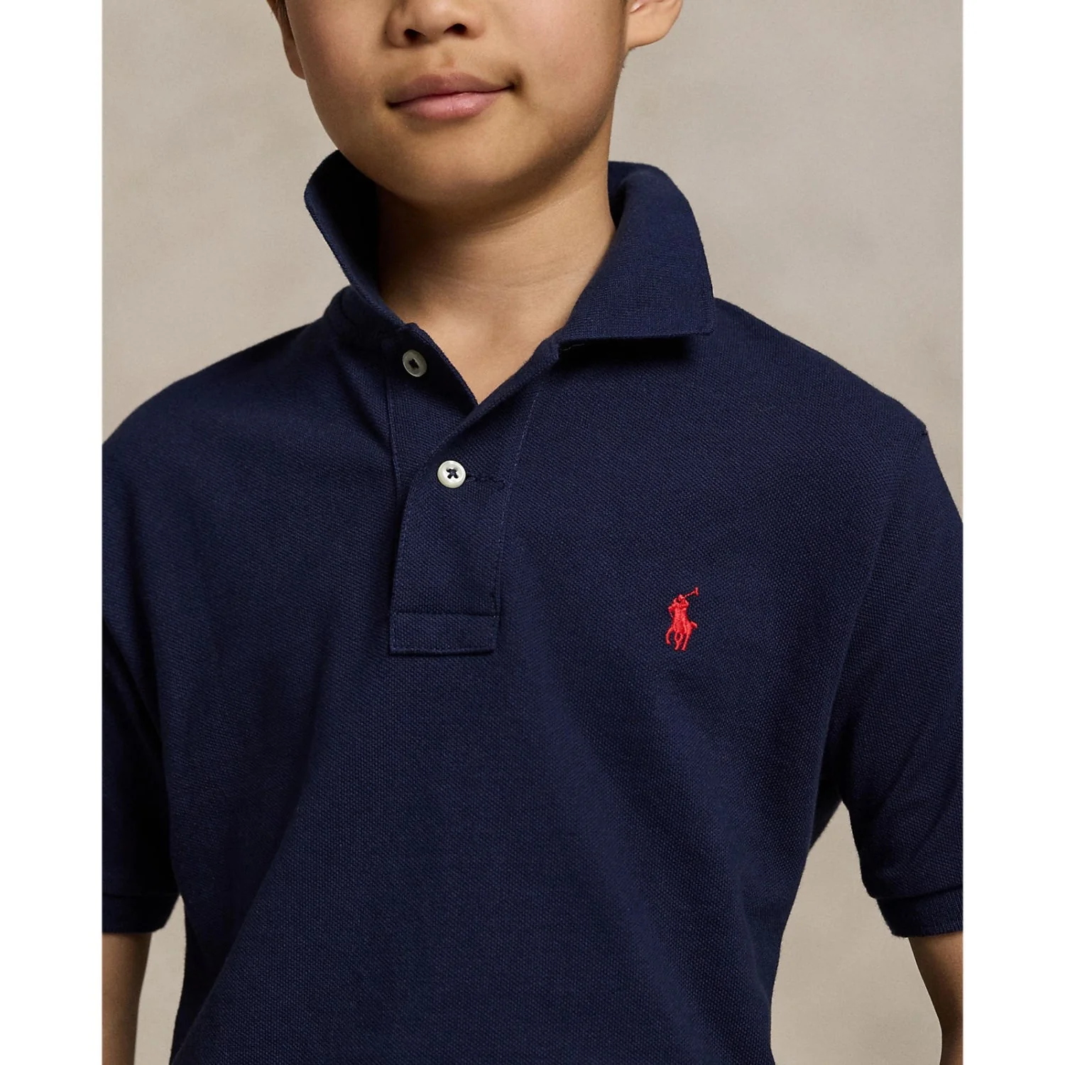 Polo Ralph Lauren Refined Navy Polo T-Shirt - Image 3