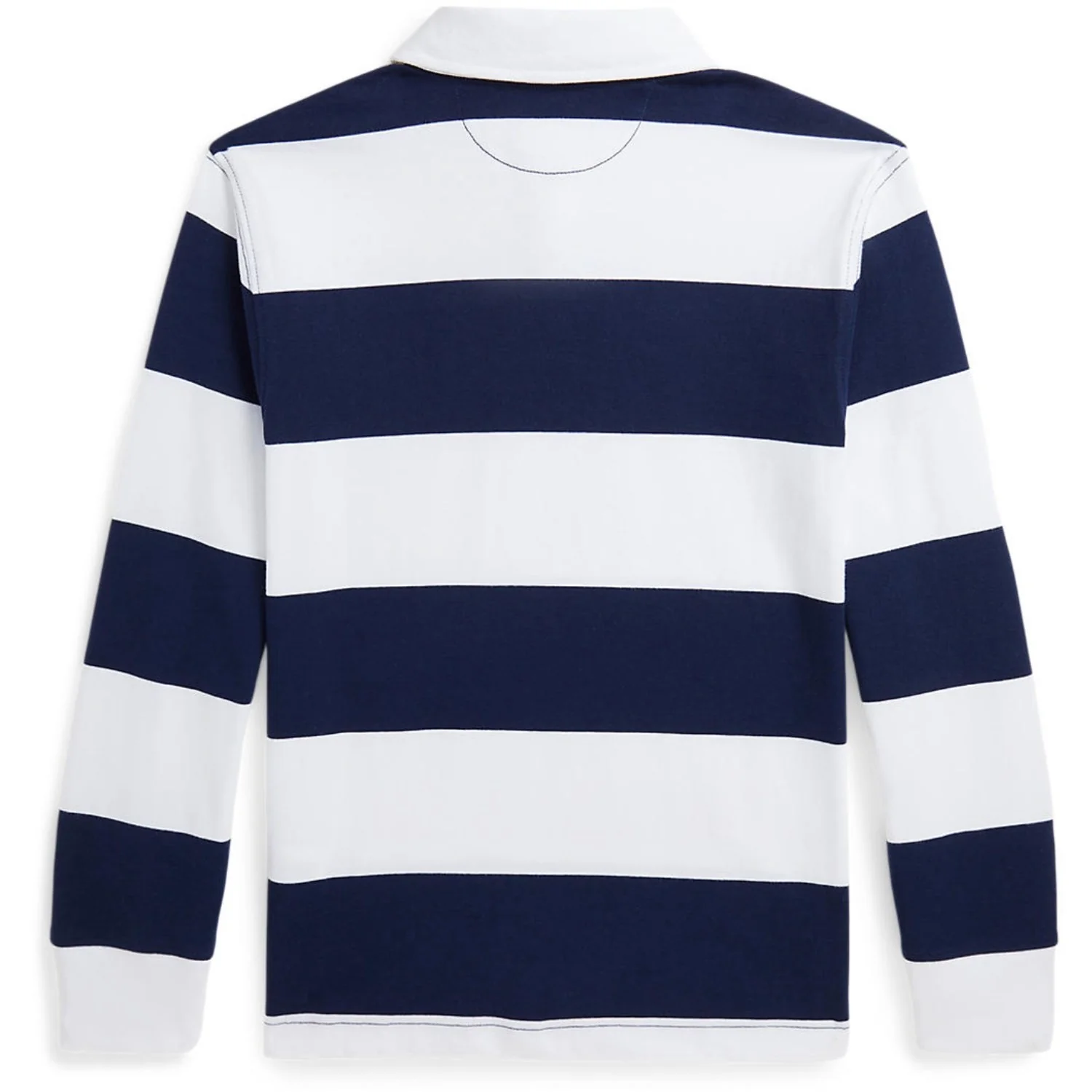 Polo Ralph Lauren White/Cruise Navy Boy Rugby L/S T-Shirt - Image 5