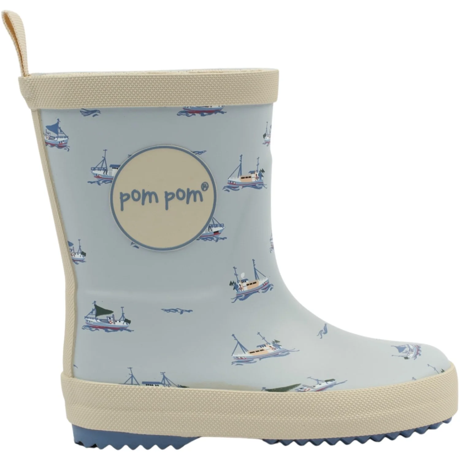 Pom Pom Pearl Blue Boat AOP Bliss Gummistøvler AOP - Image 2