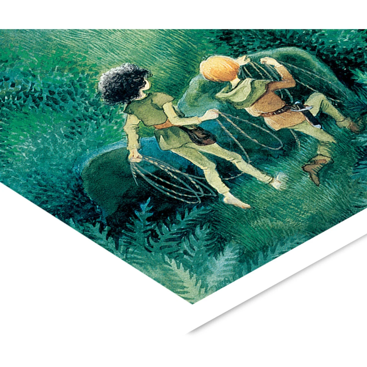 Poster & Frame Astrid Lindgren - Horses In The Woods - Ronja The Robbers Daughter - Image 3
