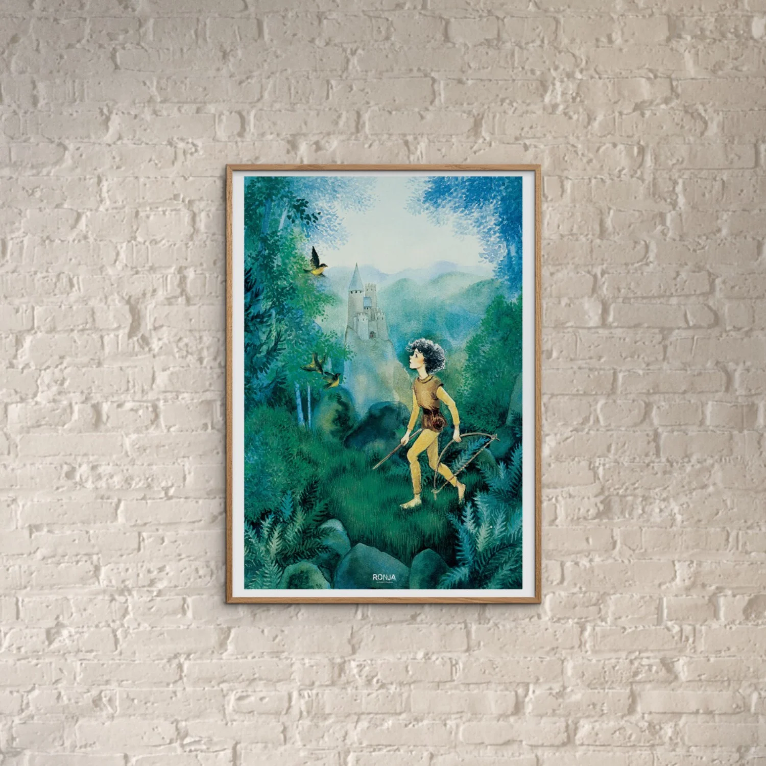 Poster & Frame Astrid Lindgren - In The Woods - Ronja The Robbers Daughter - Image 2