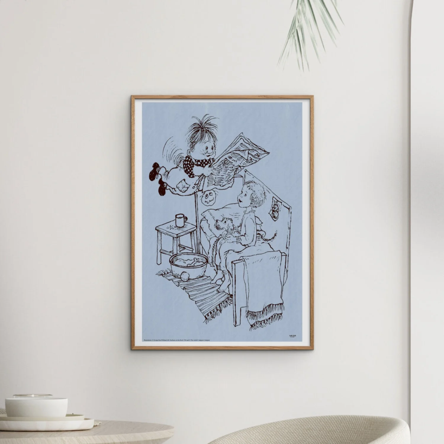 Poster & Frame Astrid Lindgren - Newspaper - Karlsson On The Roof - Image 2