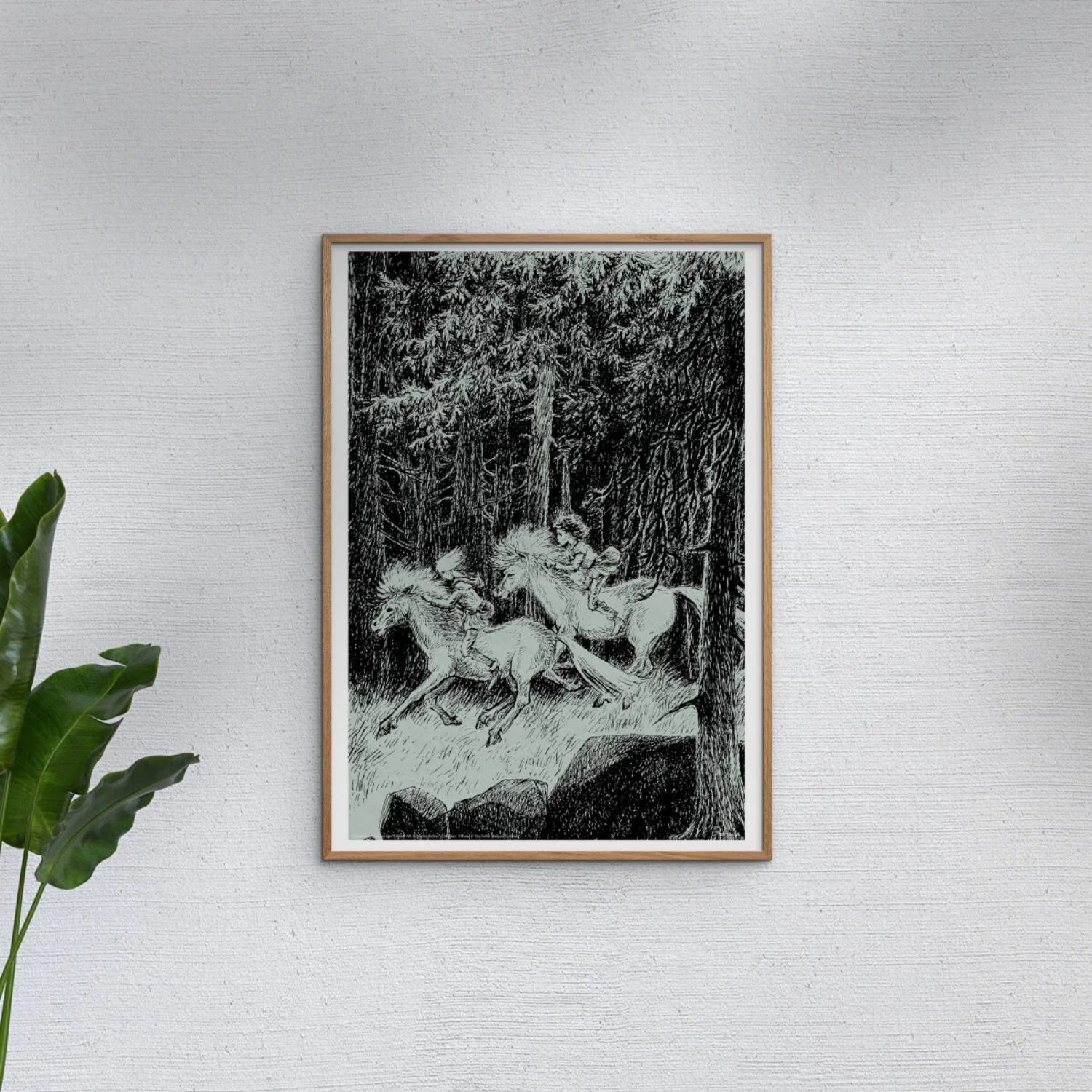 Poster & Frame Astrid Lindgren - Riding Wild - Ronja The Robbers Daughter - Image 2