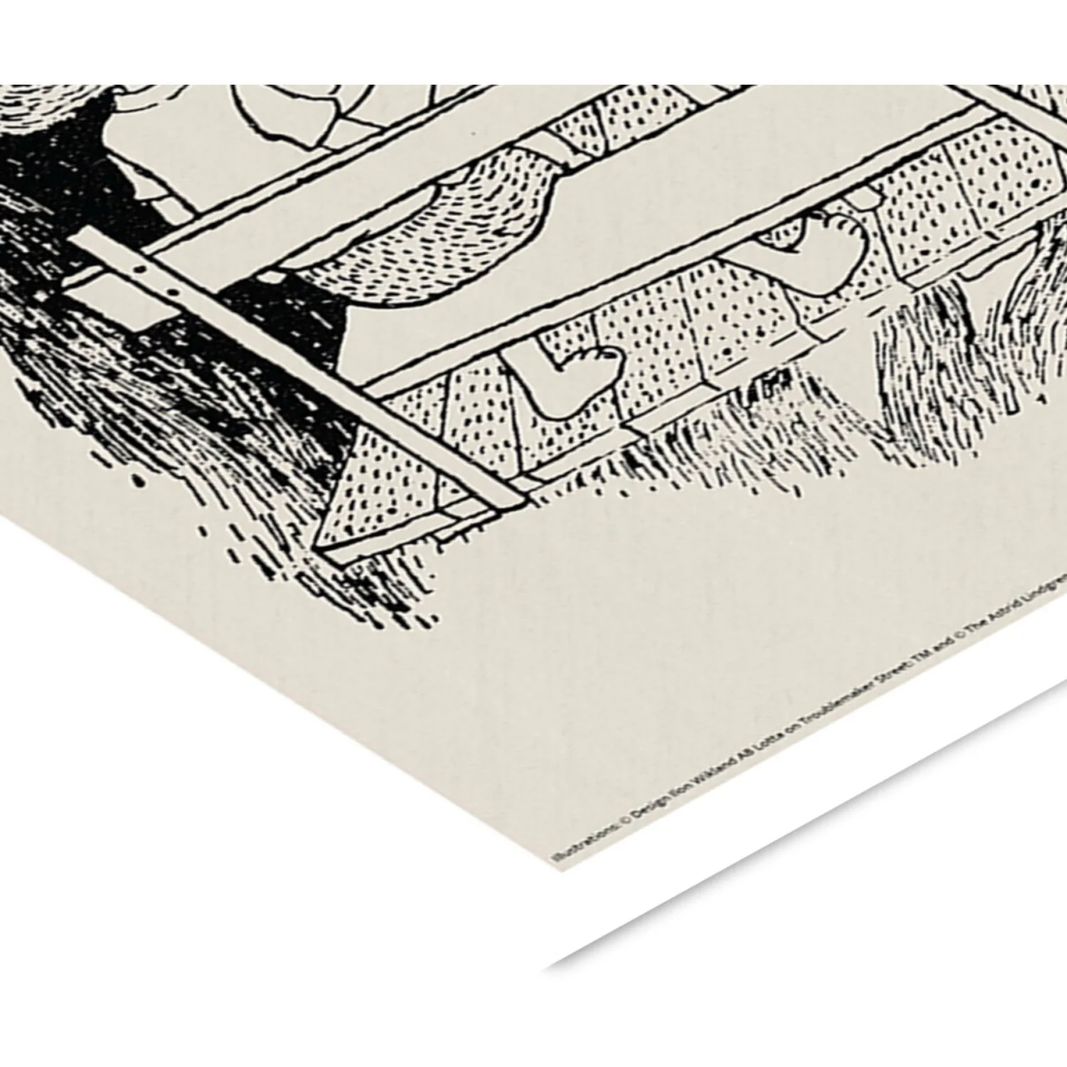 Poster & Frame Astrid Lindgren - The Wood Cabin - Lotta - Image 3