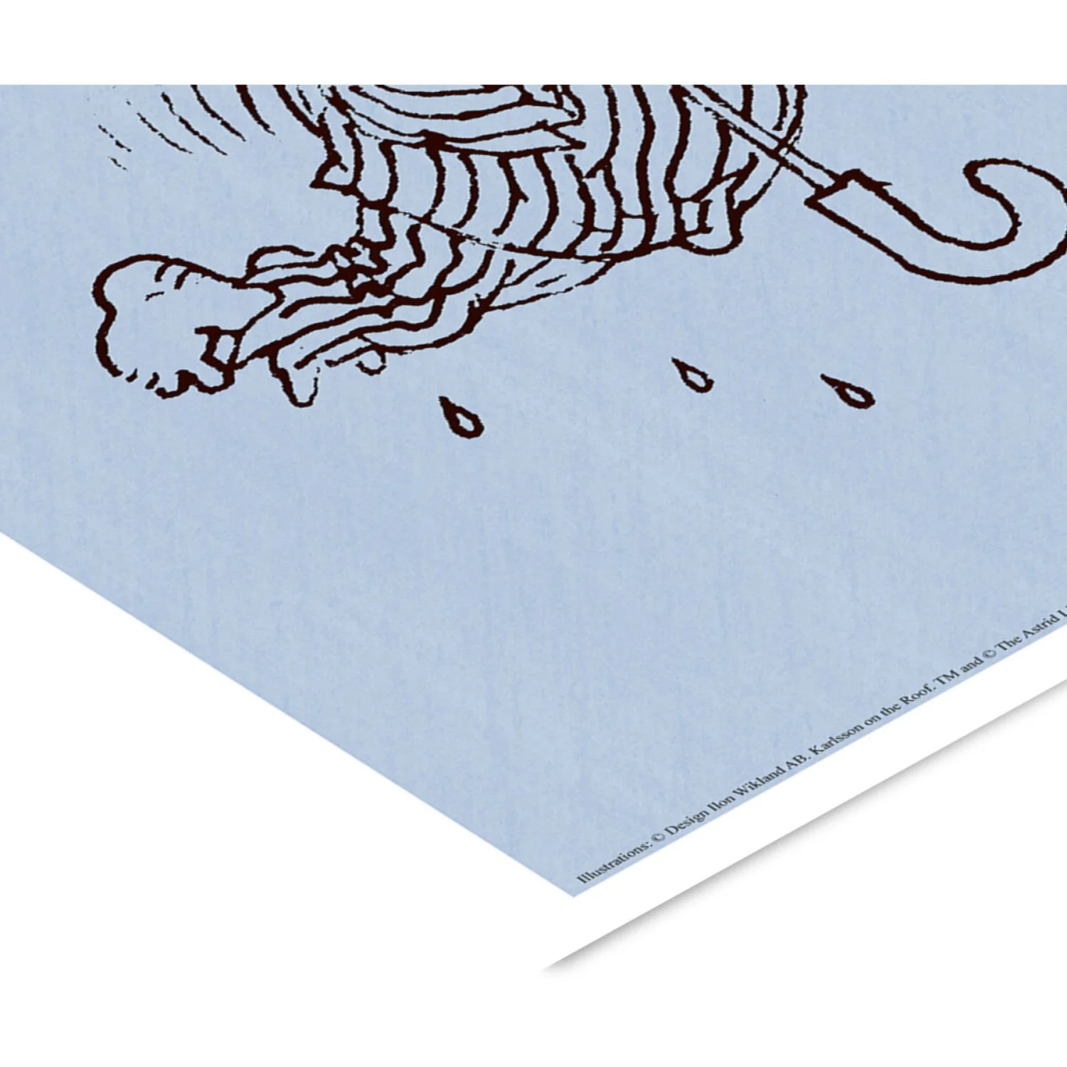 Poster & Frame Astrid Lindgren - Umbrella - Karlsson On The Roof - Image 3