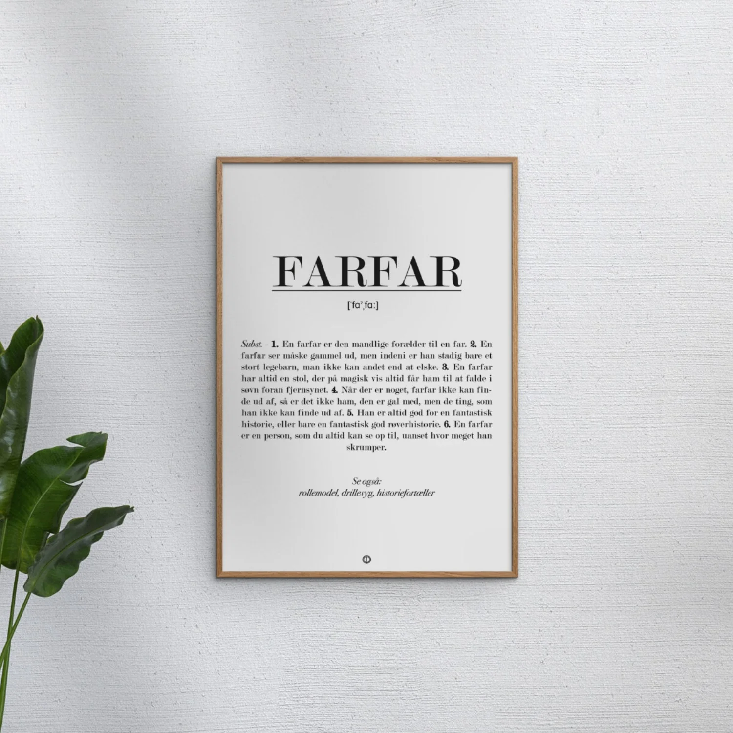 Poster & Frame Citatplakat - Farfar Definition - Image 2