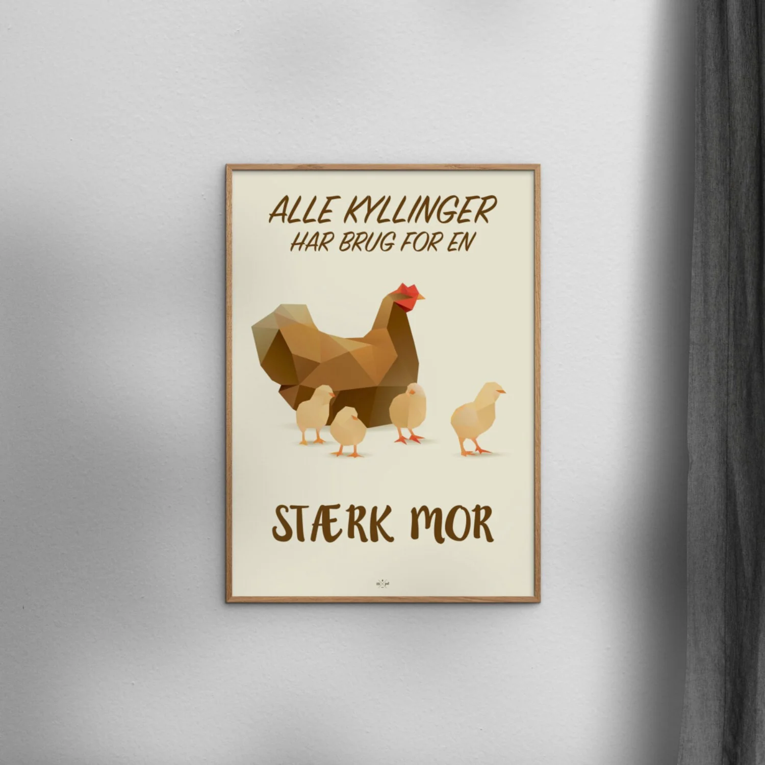 Poster & Frame Citatplakat - Stærk Mor - Image 2