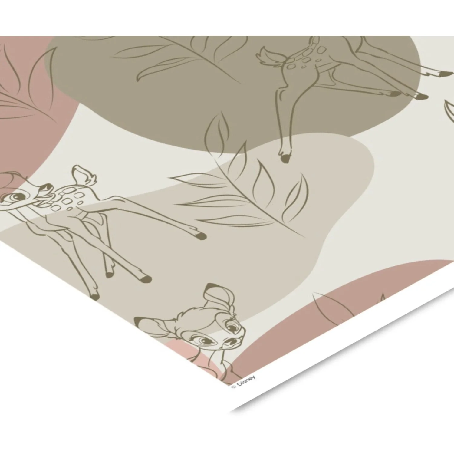 Poster & Frame Disney - Green Bambi Outline - Image 3