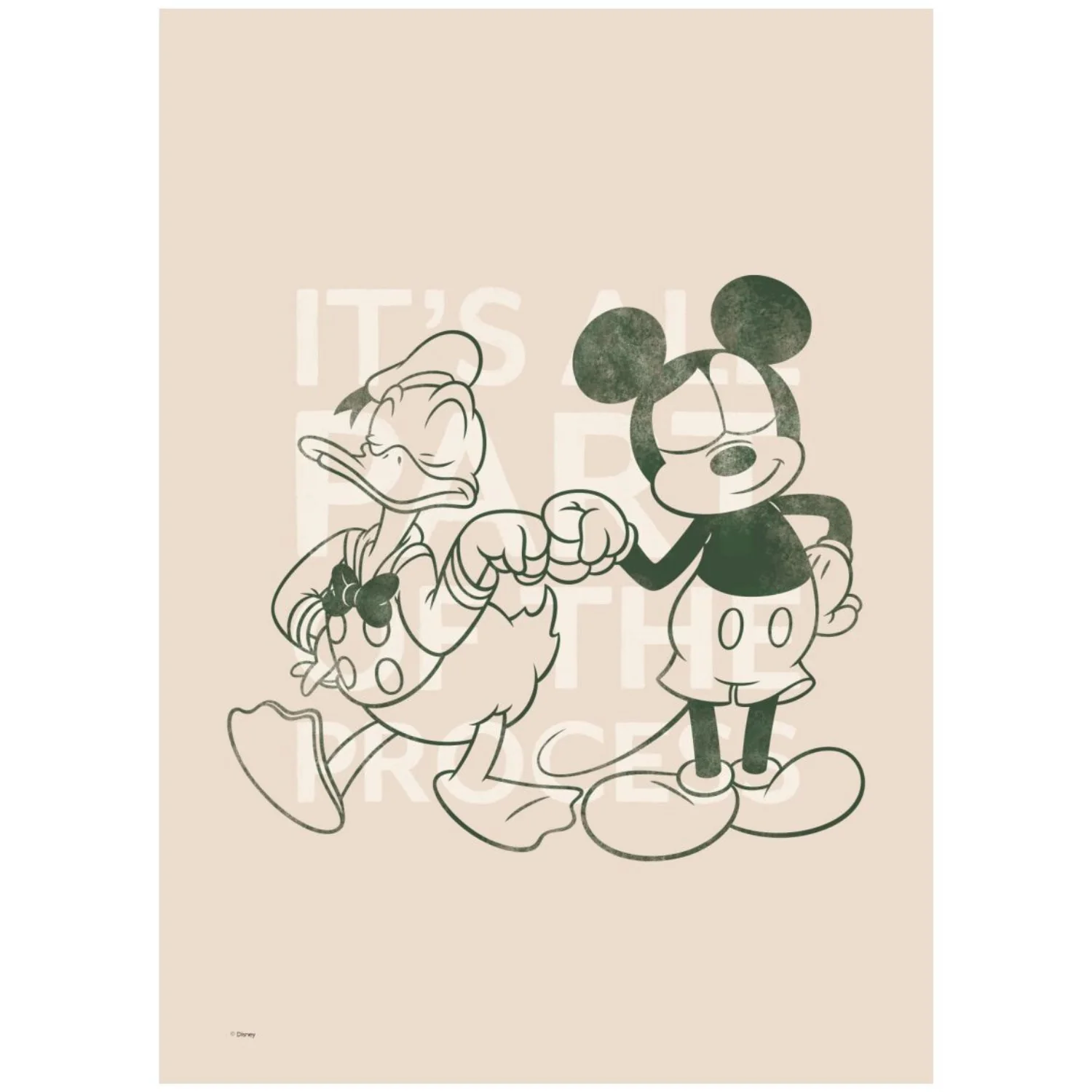 Poster & Frame Disney - It's All Part Of The Process